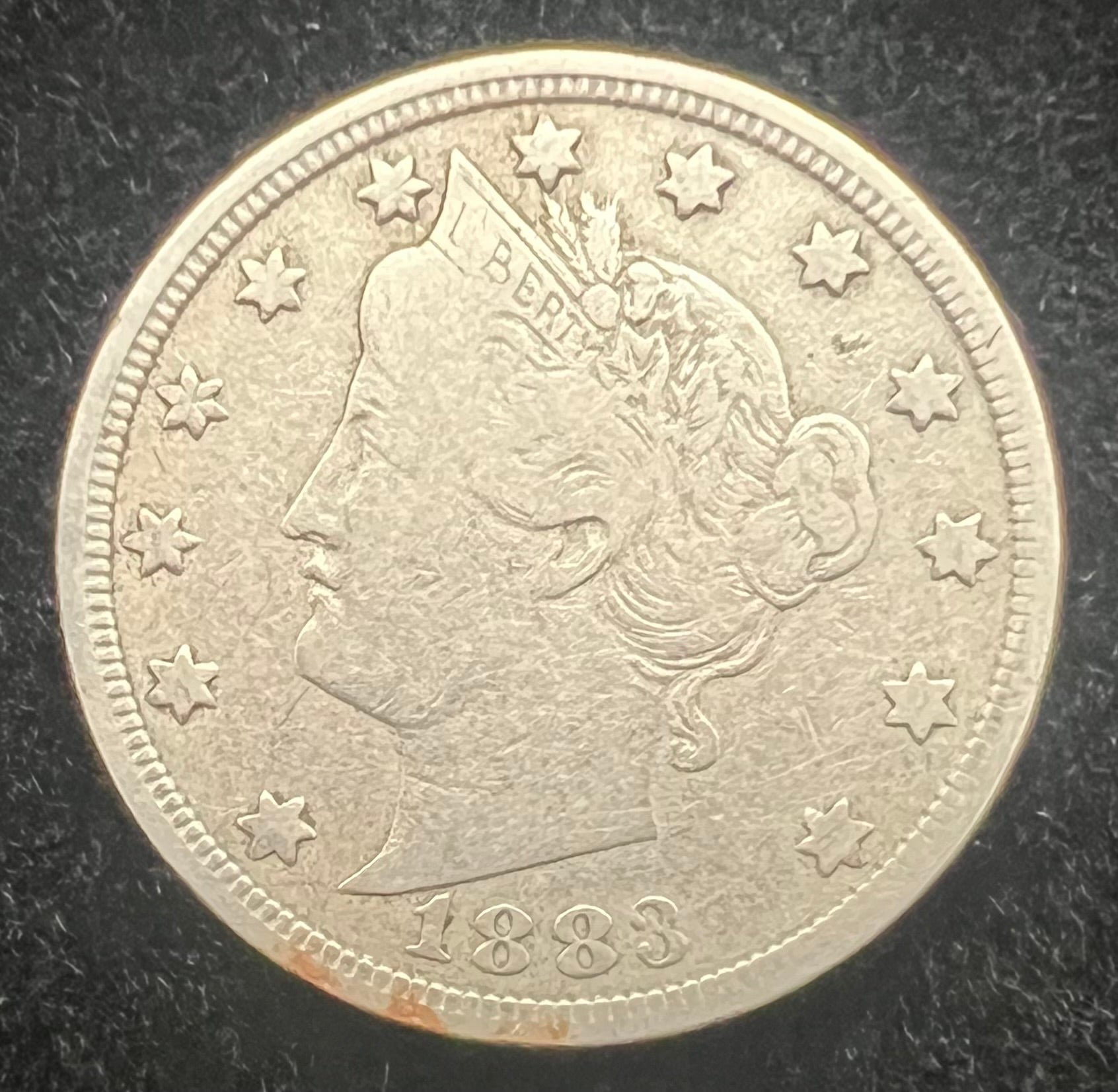 1883 V Nickel No Cents