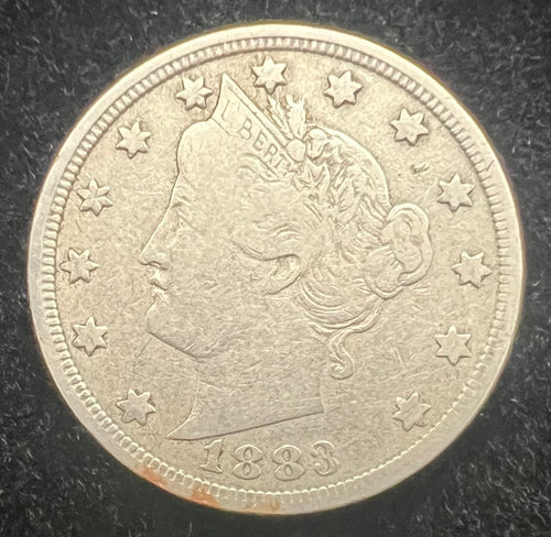 1883 V Nickel No Cents