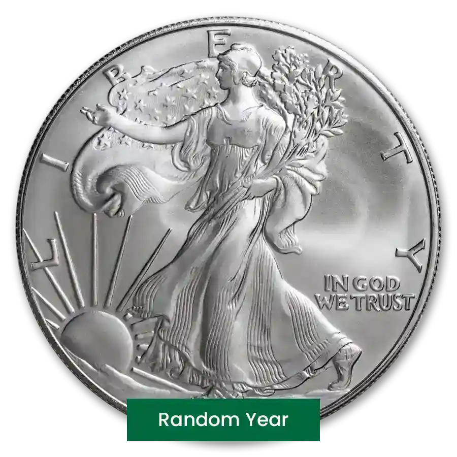 1oz American Silver Eagle BU - Random Year