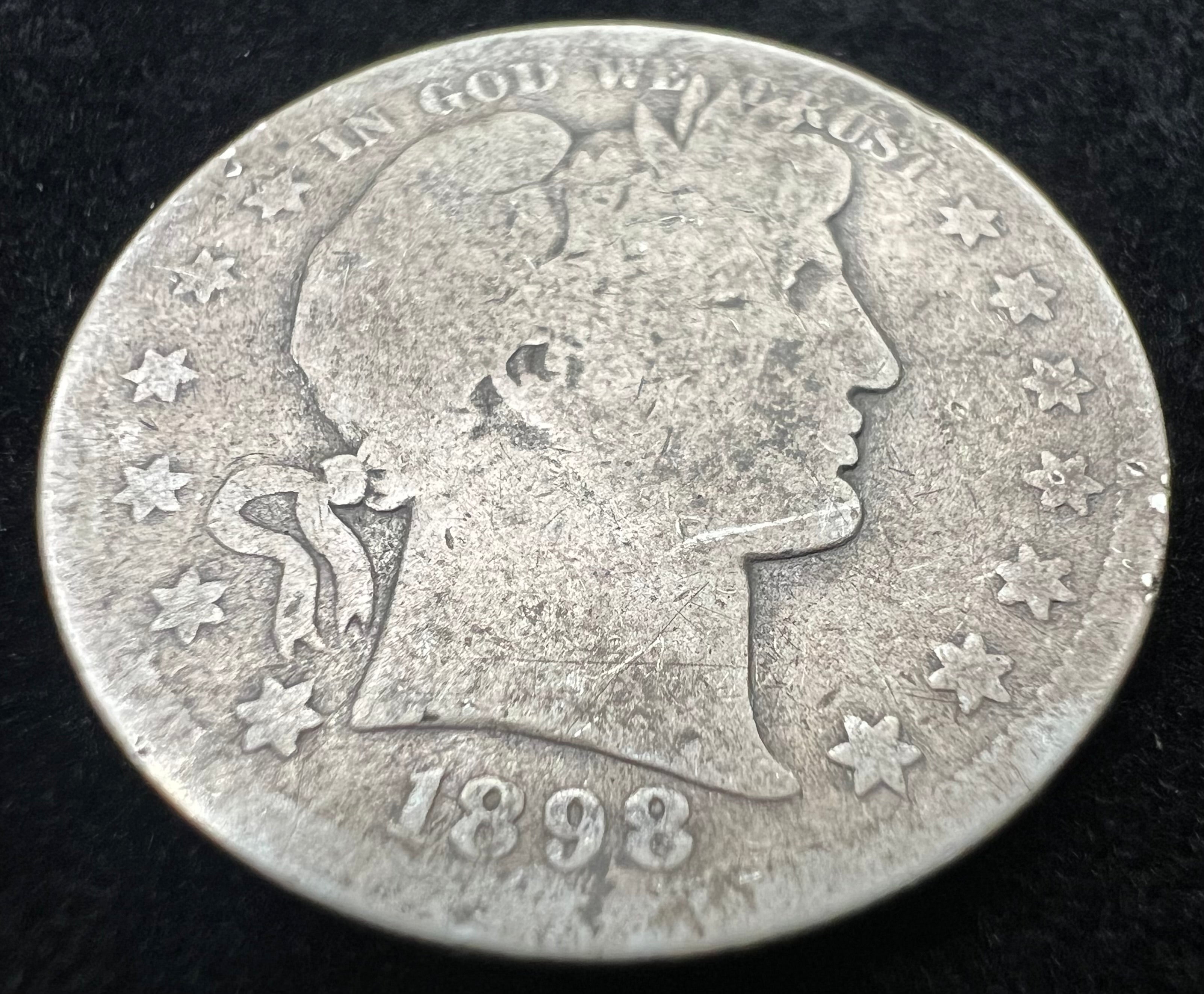 1898-S Barber Half Dollar