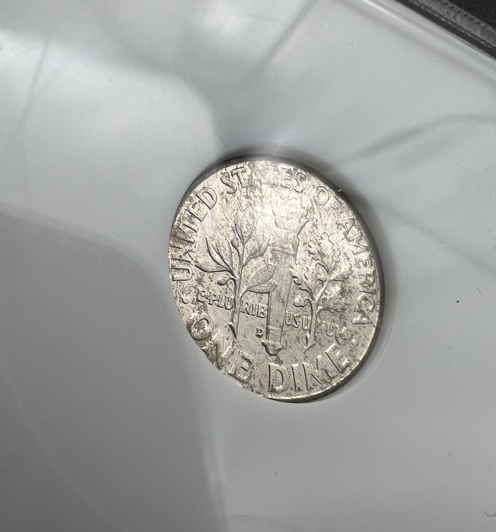 1964-D NGC Fatty Sample Slab Slight Toning