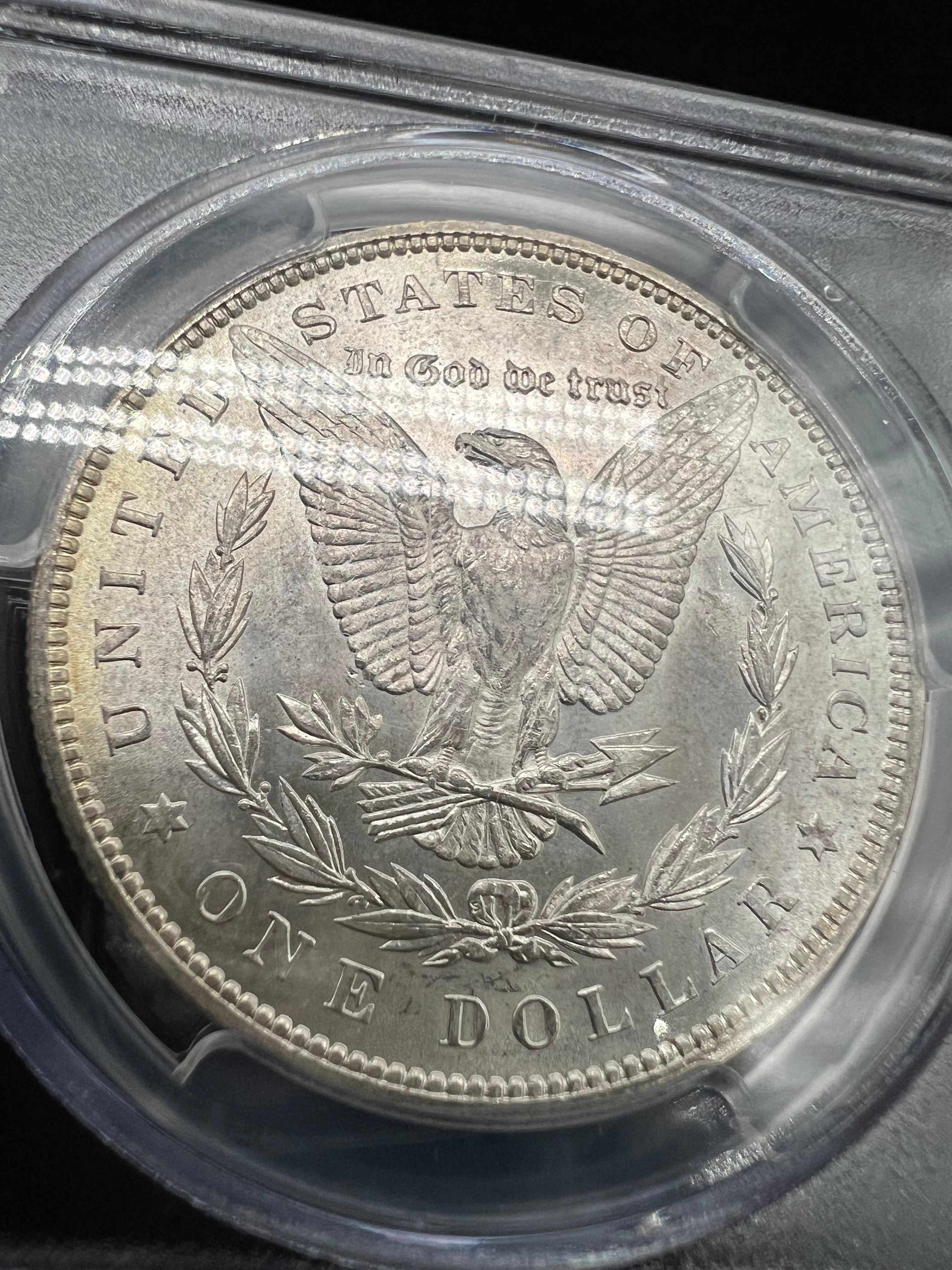 1887 MS63 Morgan Silver Dollar PCGS