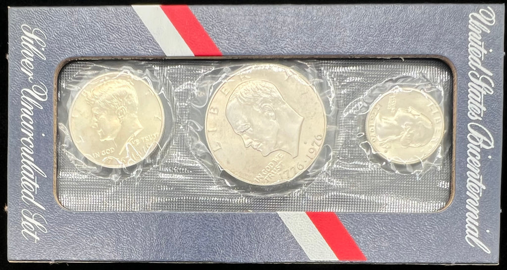 1776-1976 Bicentennial Uncirculated Mint Set 40% Silver