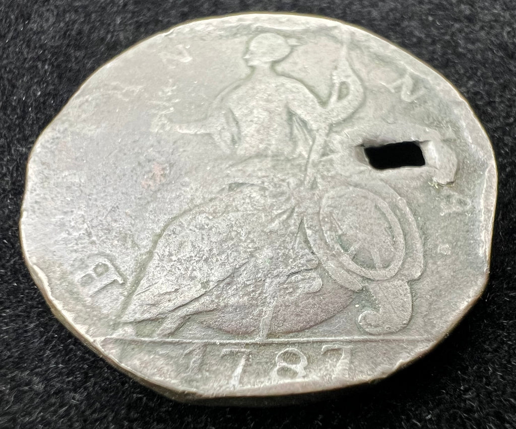 1787 1/2 Penny Machin’s Mills - Early US Colonial Coinage