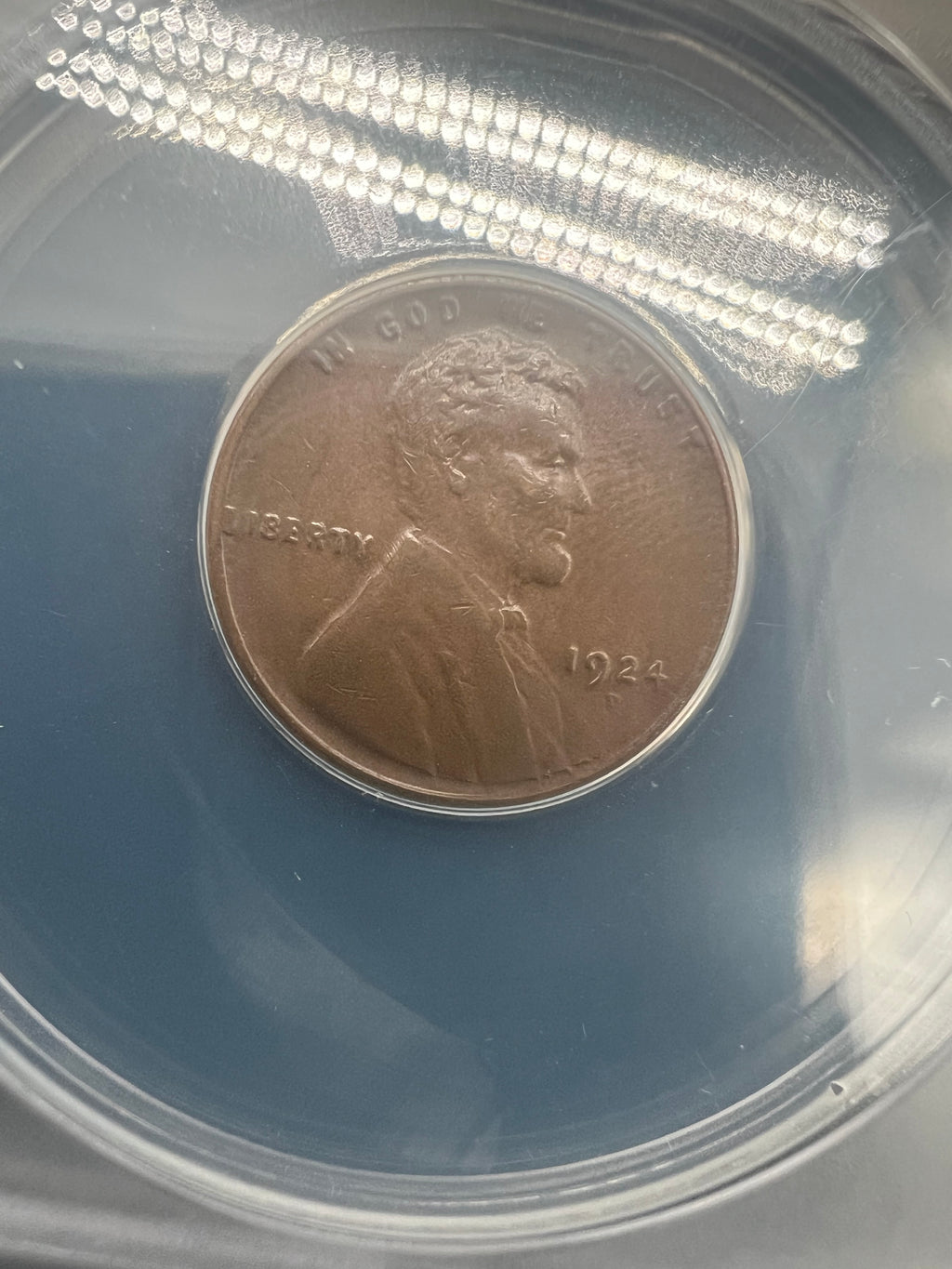 1924-D AU50 Lincoln Wheat Cent ANACS