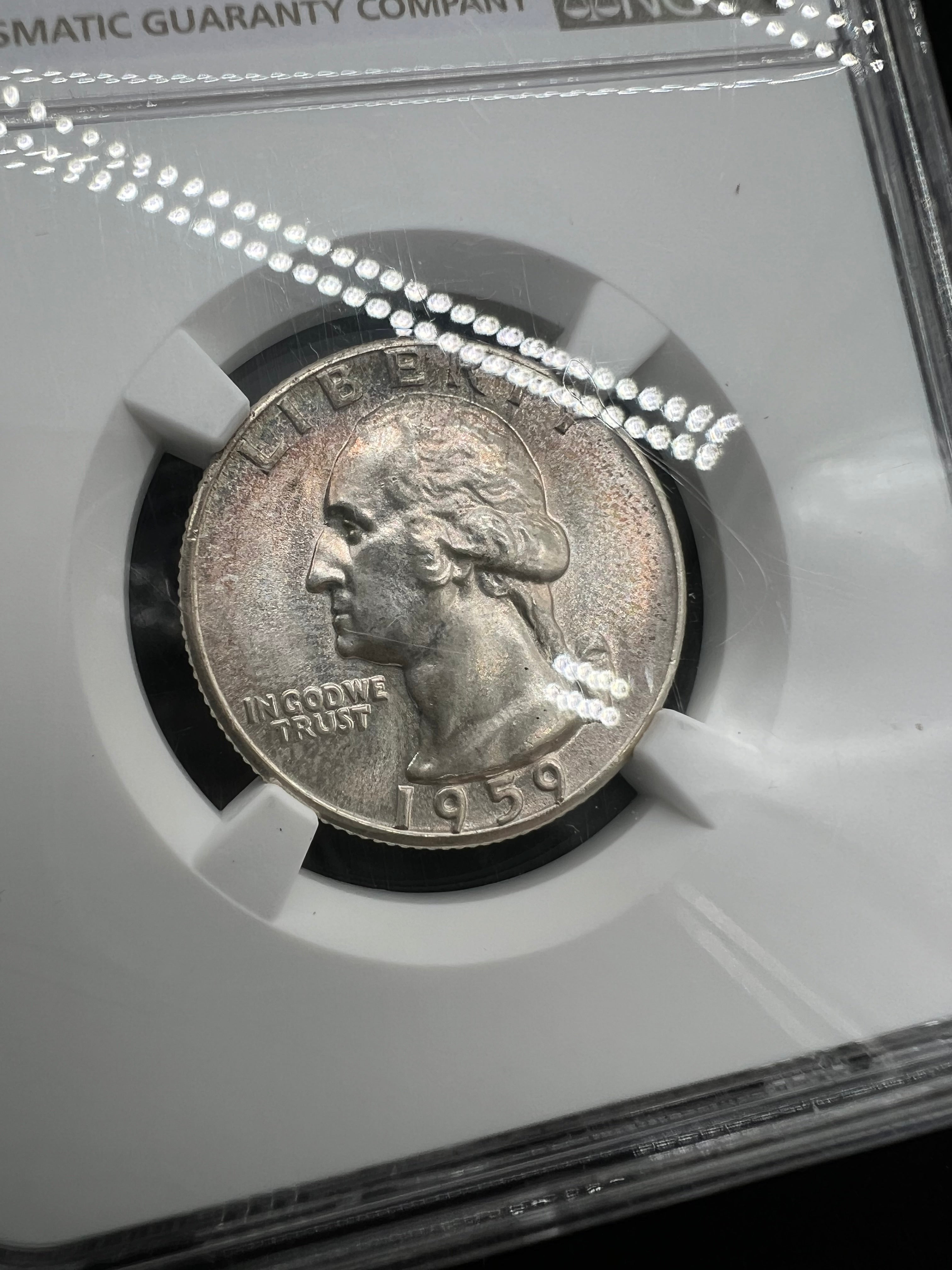 1959 MS66 Washington Quarter NGC