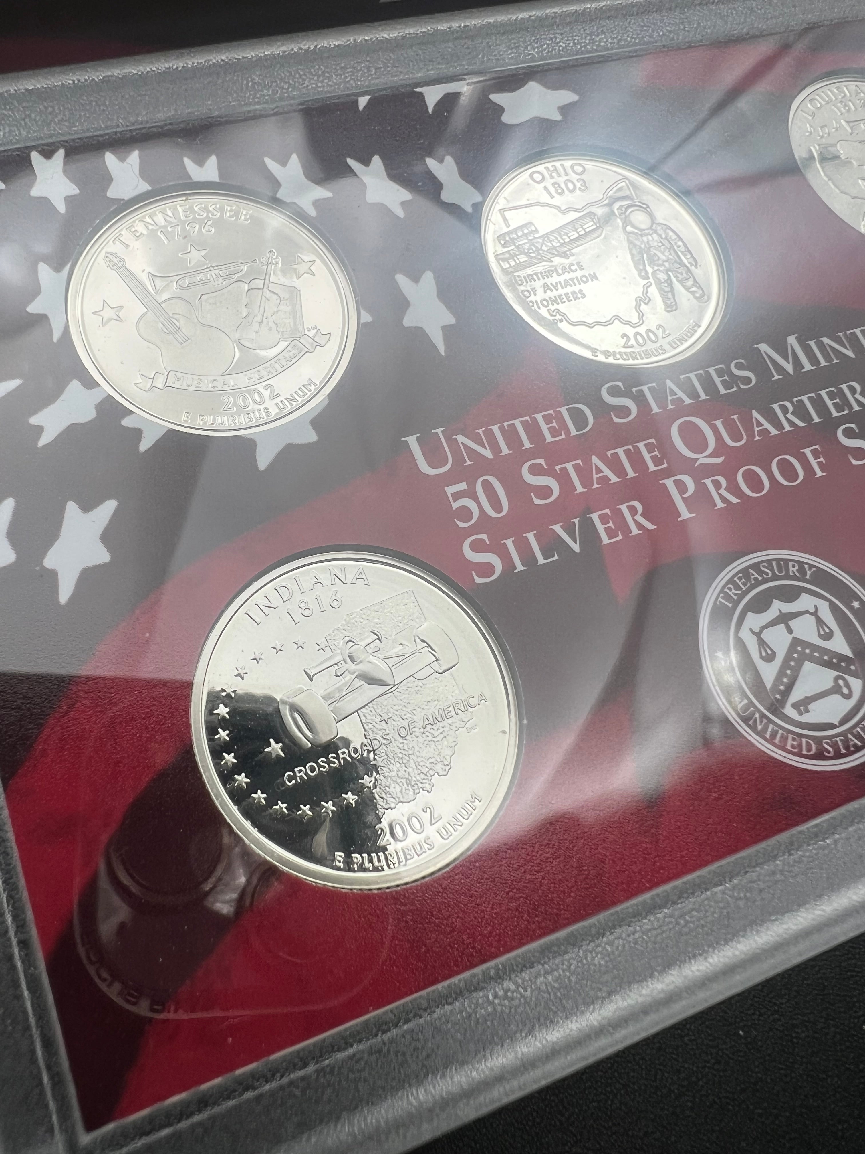 2002-S 90% Silver US Mint Silver Proof Set