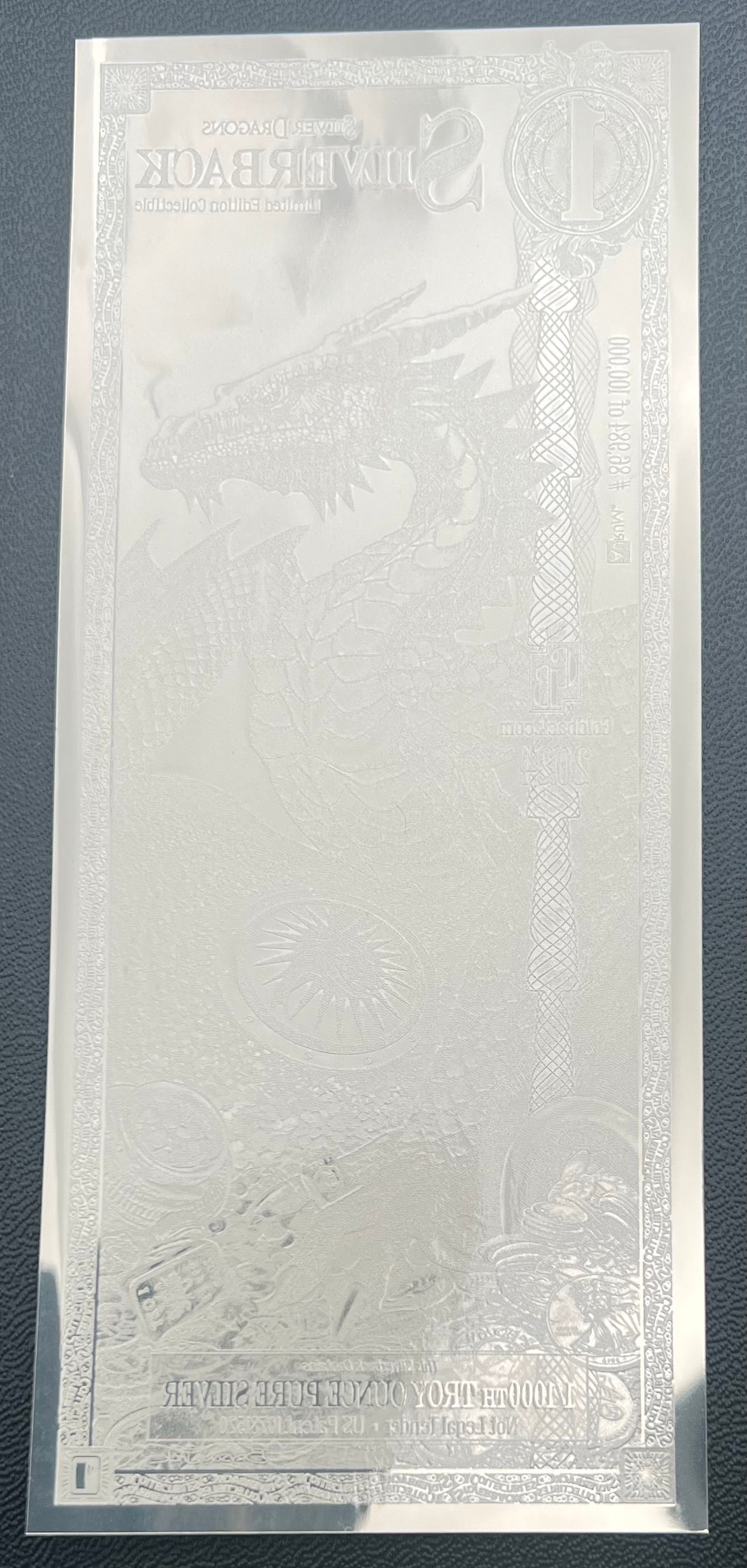 Silver Dragons Silverback Note 2024