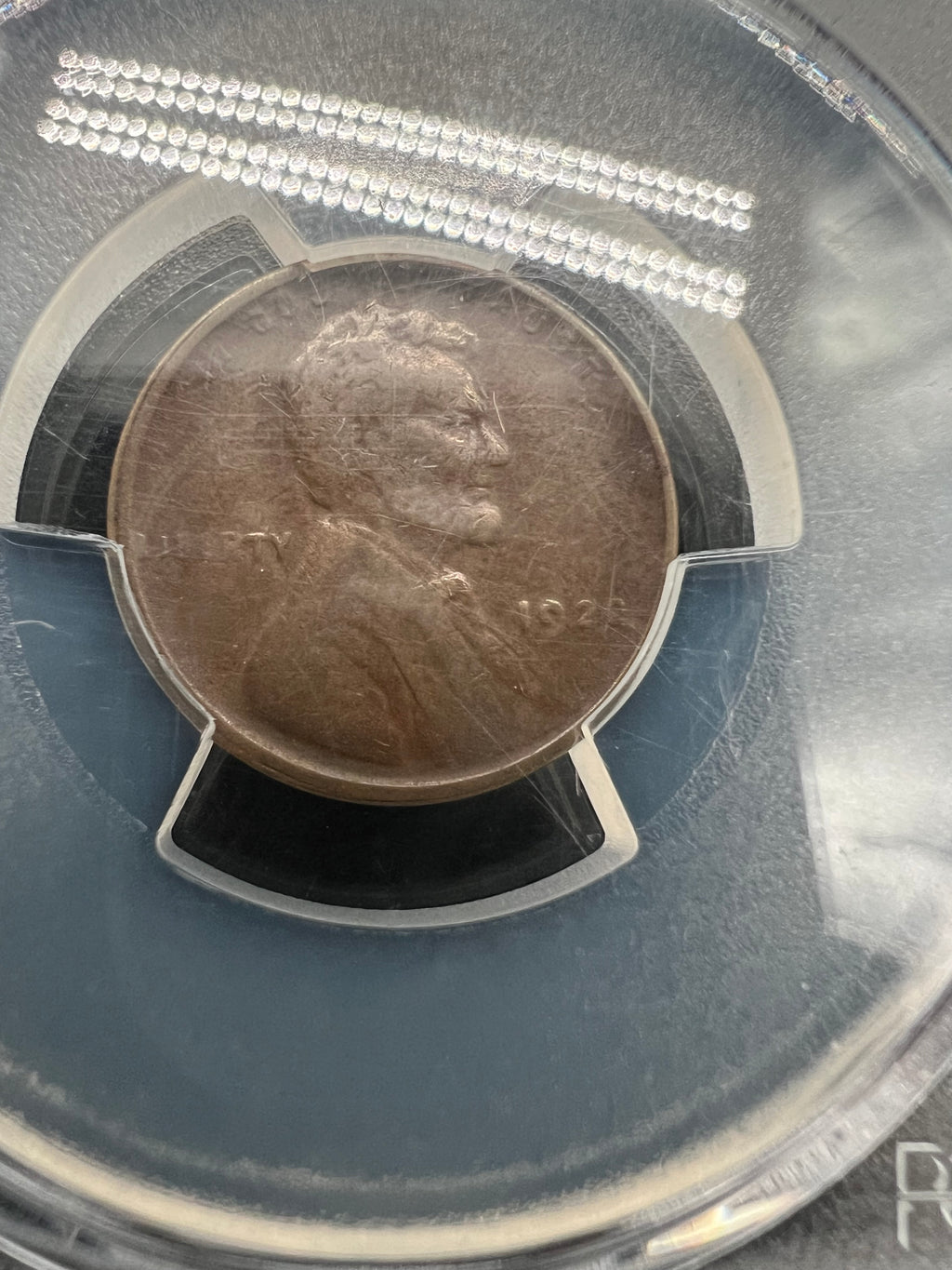 1922-D Weak D Lincoln Cent PCGS VF Details - Scratch