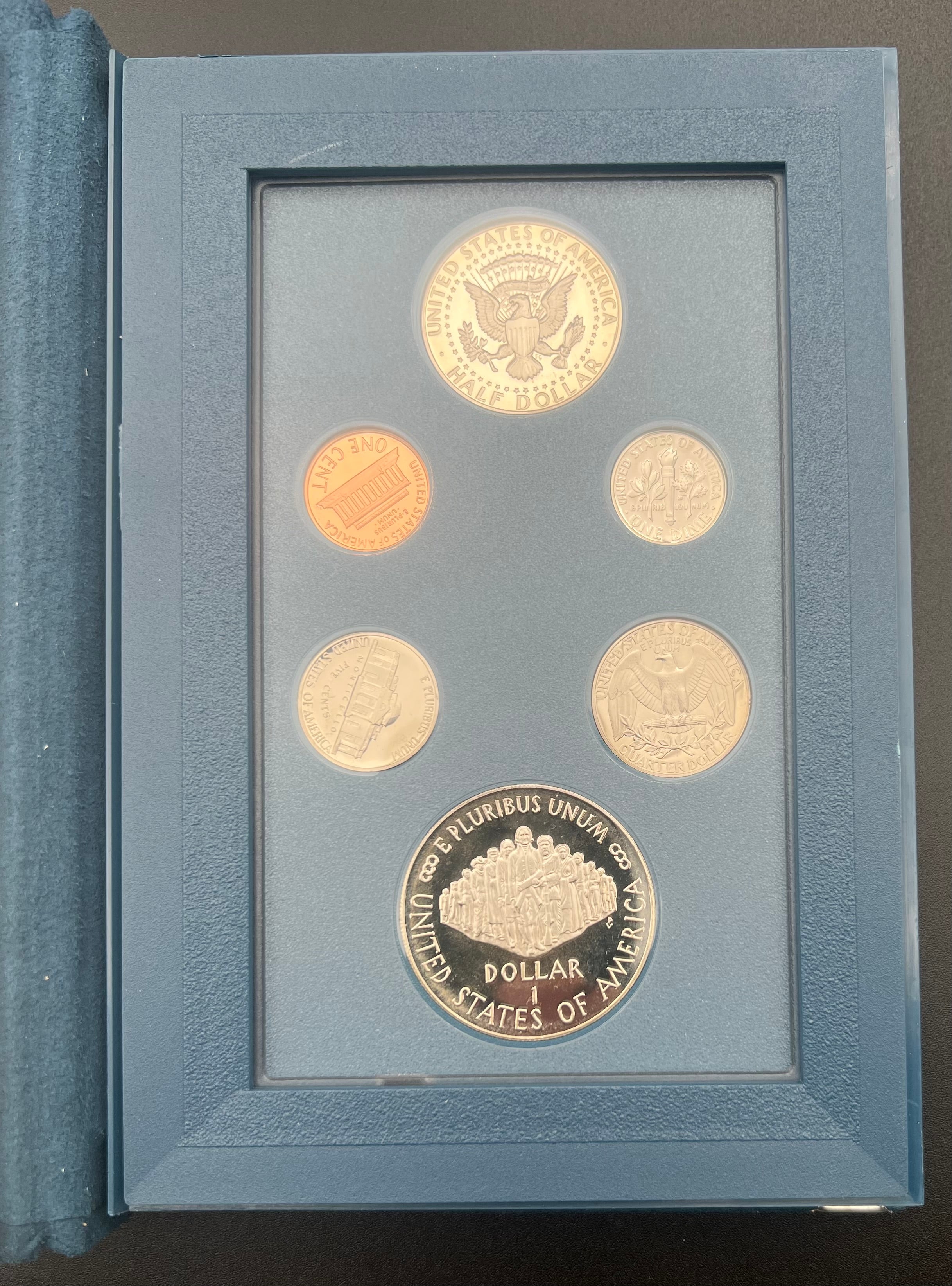 1987-S US Mint Prestige Proof Set 90% Silver Dollar