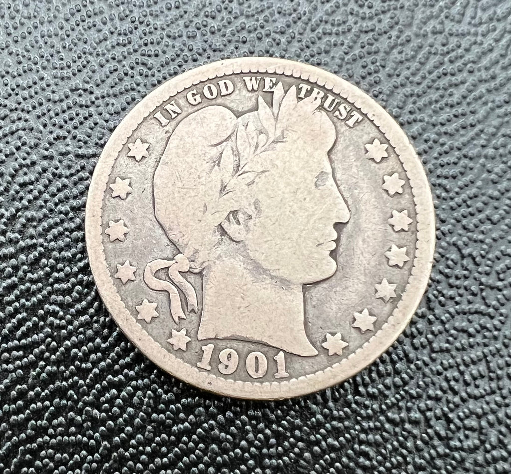 1901-O Barber Quarter