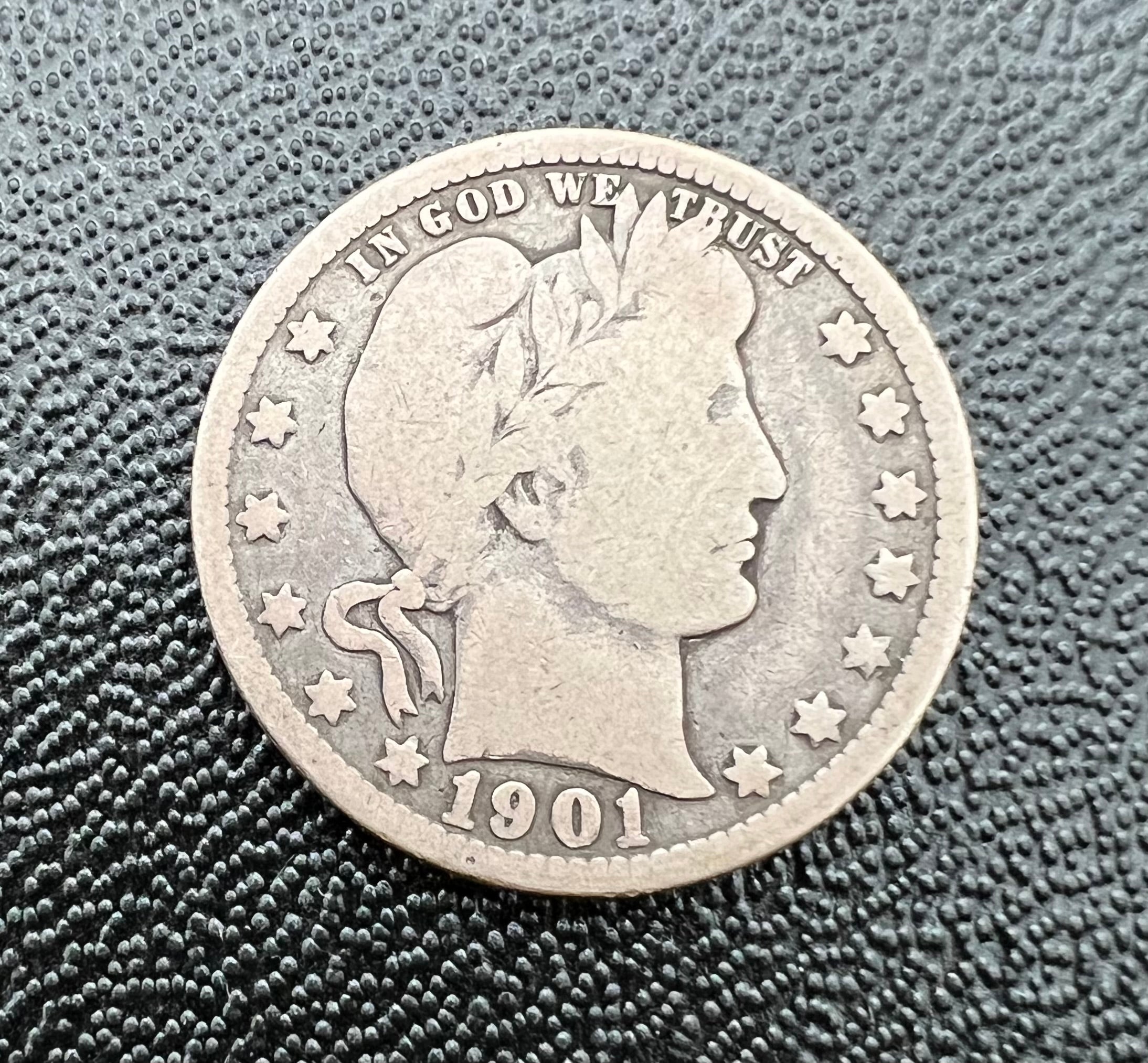 1901-O Barber Quarter