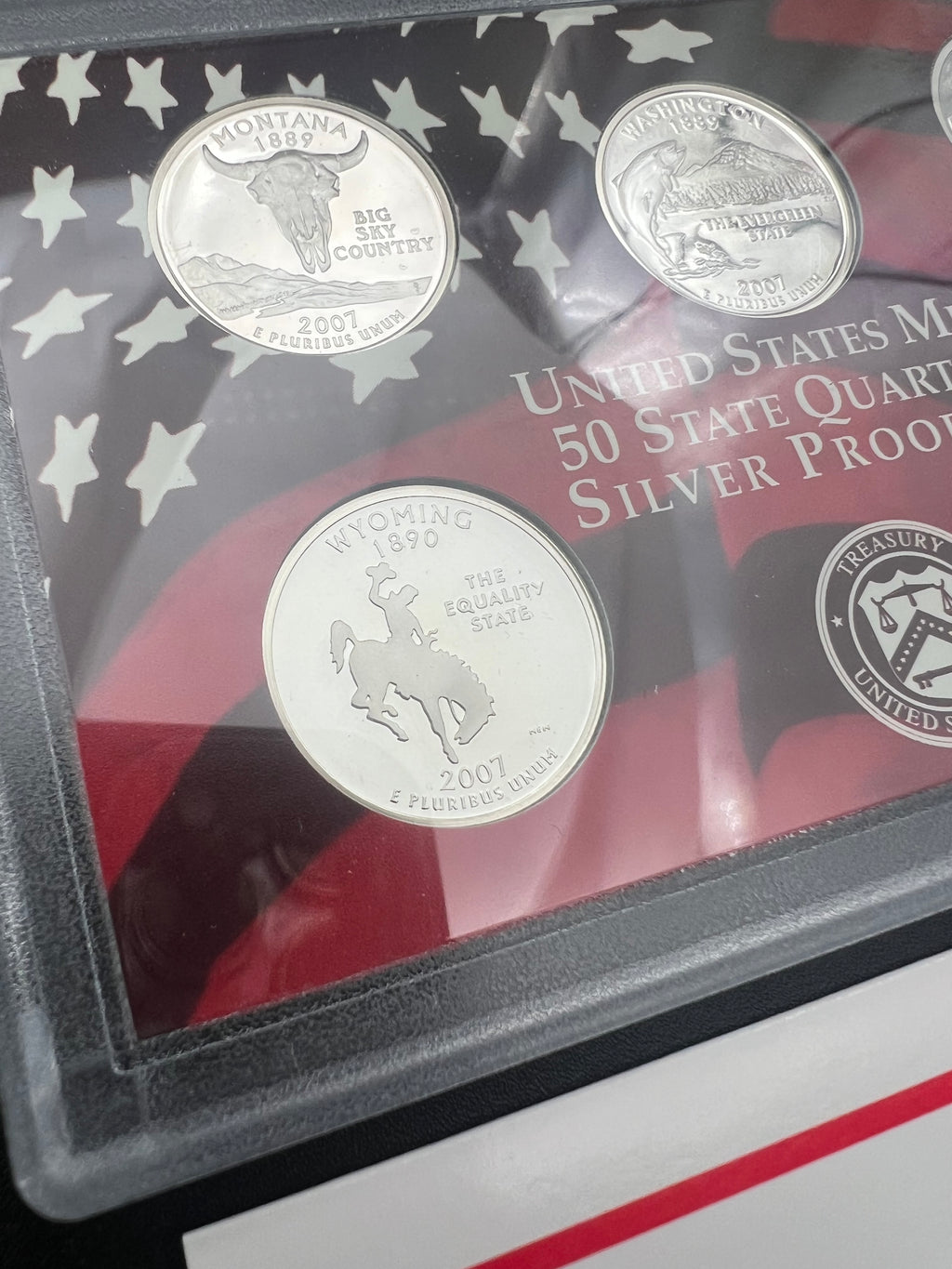 2007 90% Silver US Mint 50 State Quarters Silver Proof Set (5 AVAILABLE)