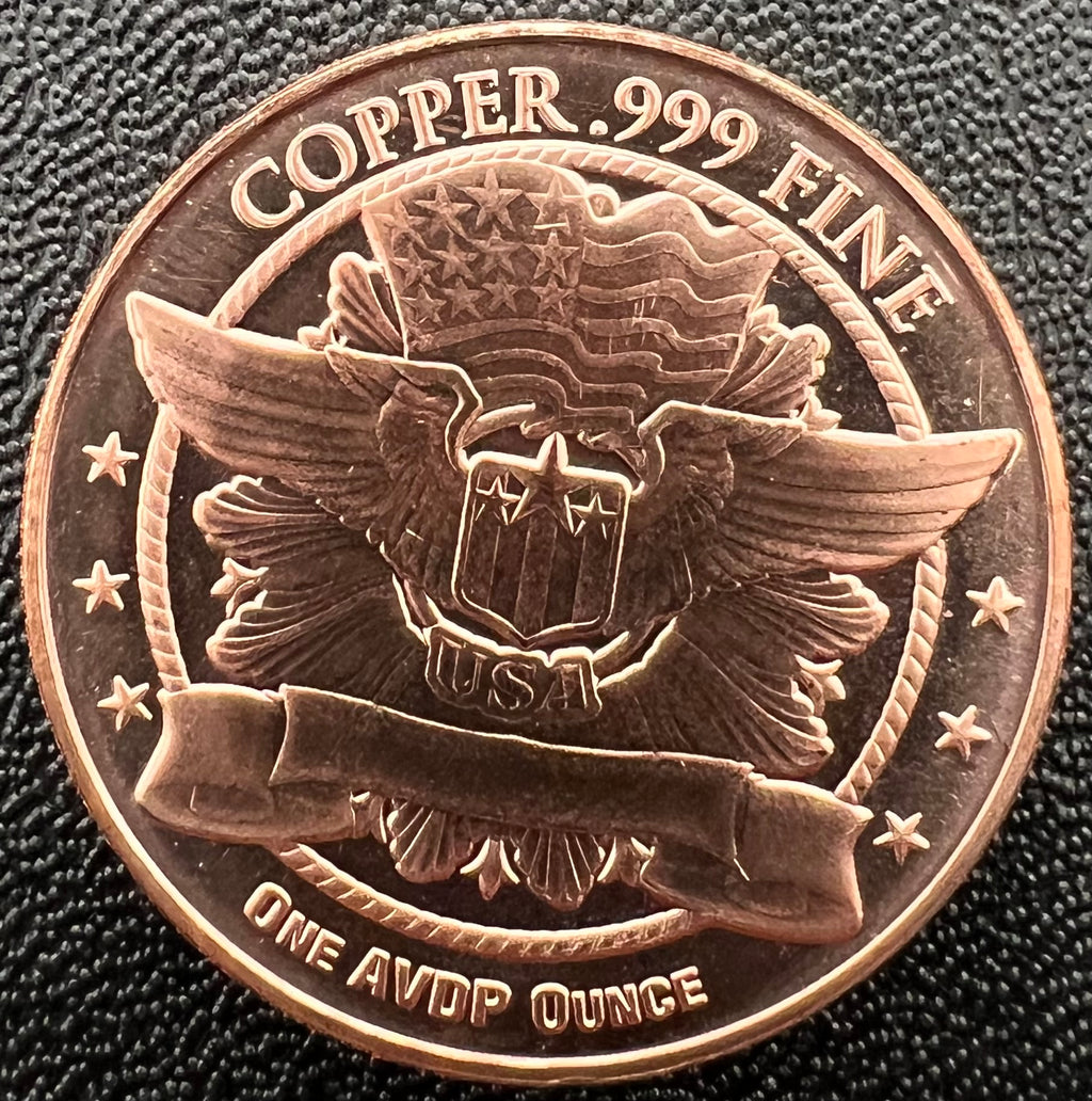 1oz Copper Morgan Design