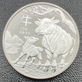2021 Year Of The Ox 1oz Silver Australia