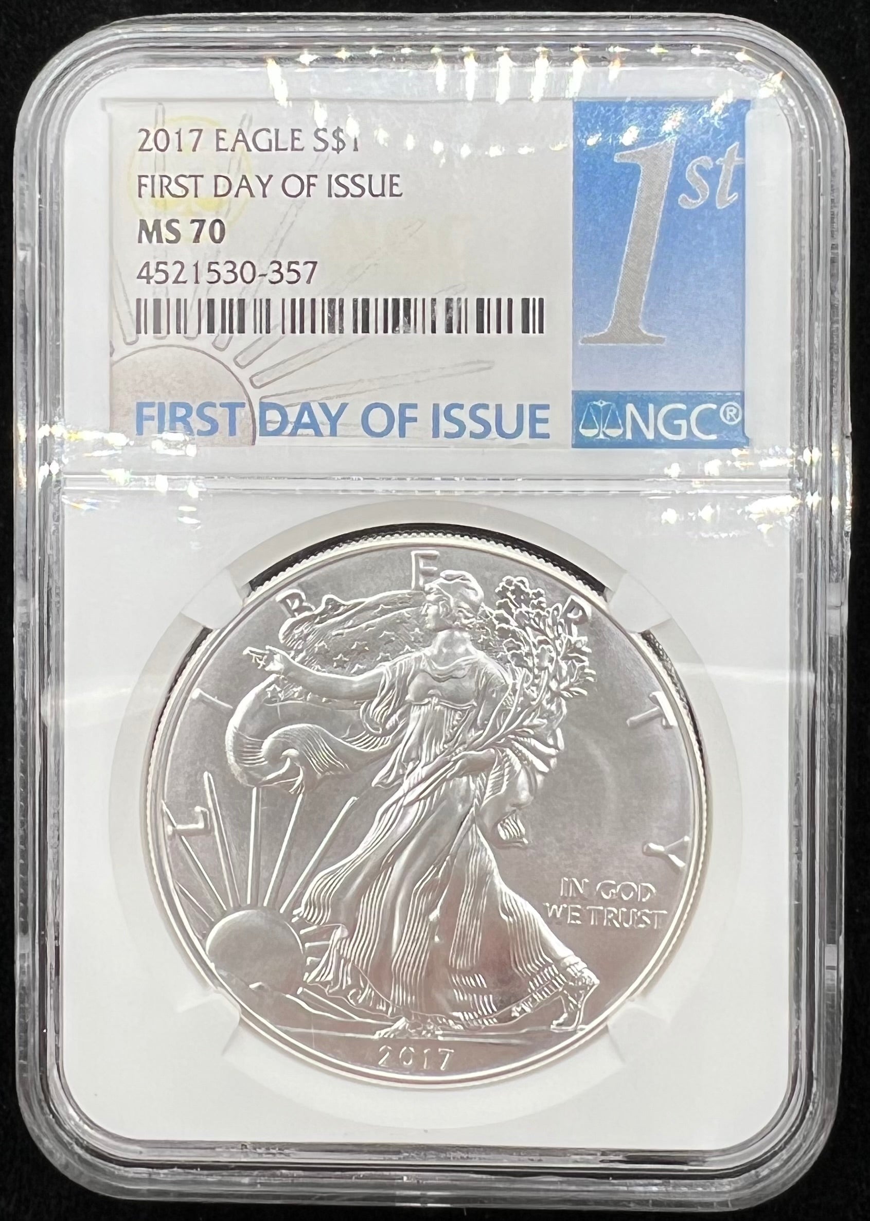 2017 MS70 American Silver Eagle NGC