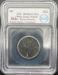 Mint Error Blank Quarter Planchet From The “New Jersey Hoard” ICG