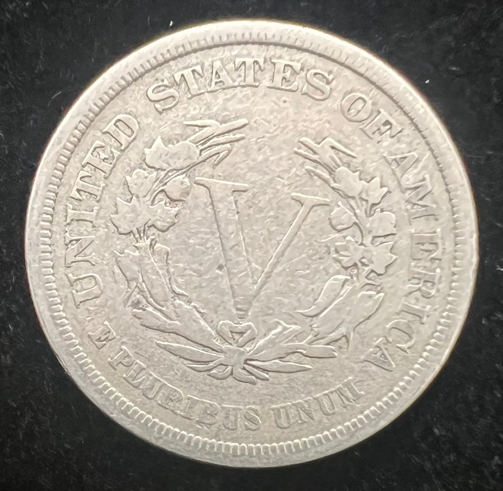 1883 V Nickel No Cents