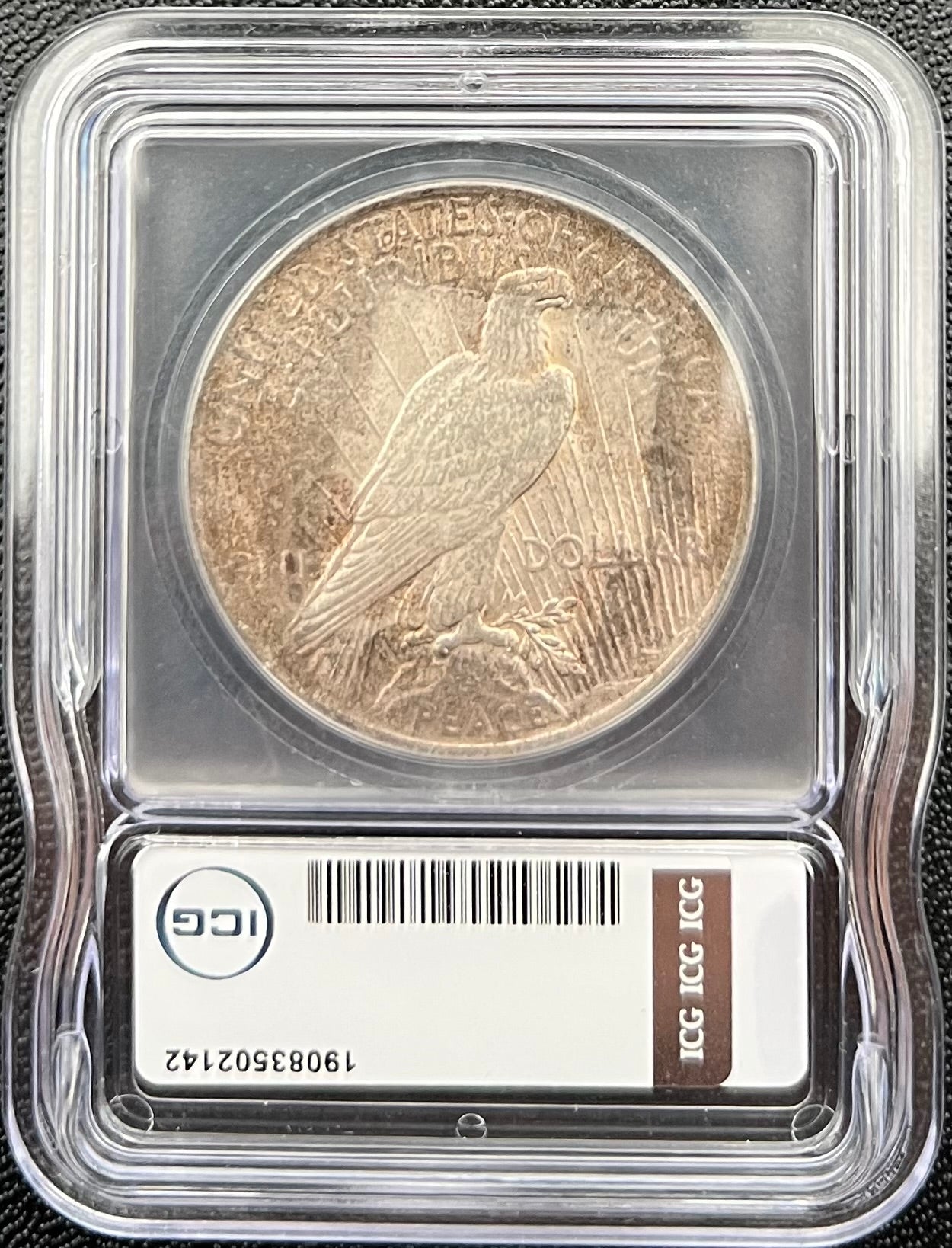 1923 MS63 Peace Dollar ICG