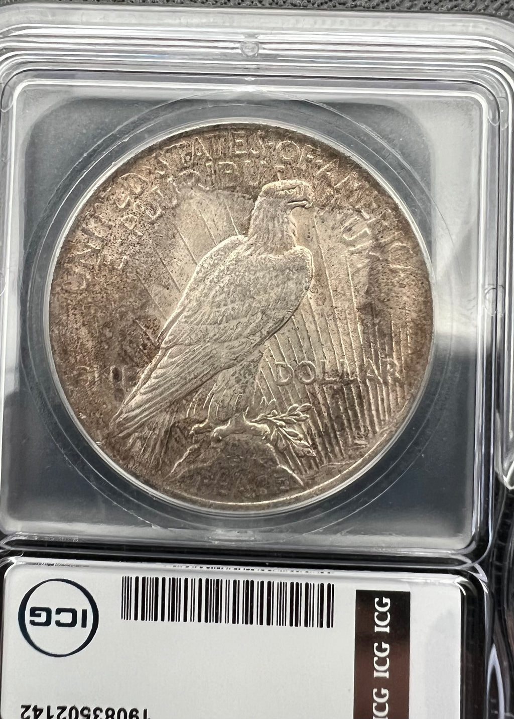 1923 MS63 Peace Dollar ICG