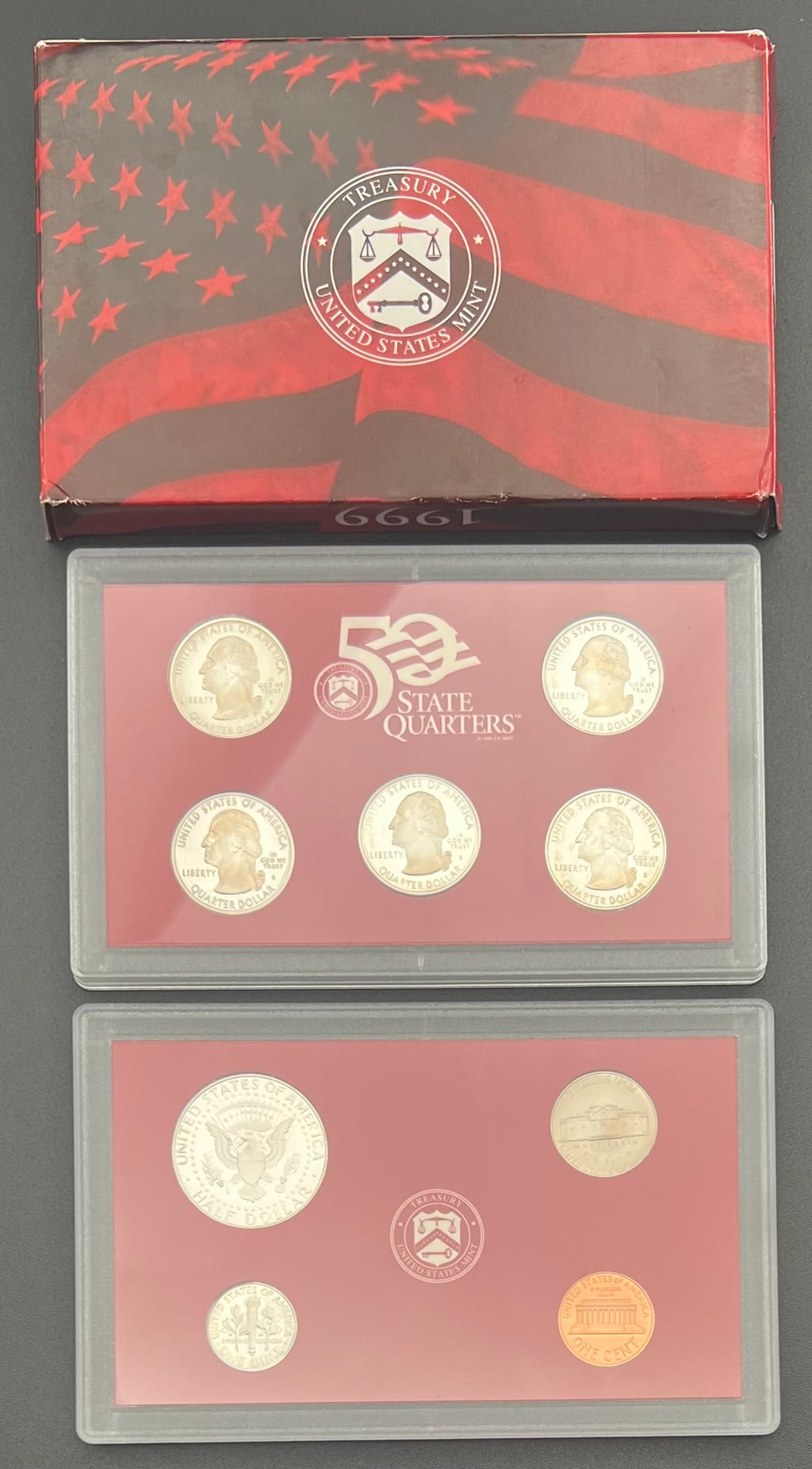 1999-S 90% Silver US Mint Silver Proof Set NO COA
