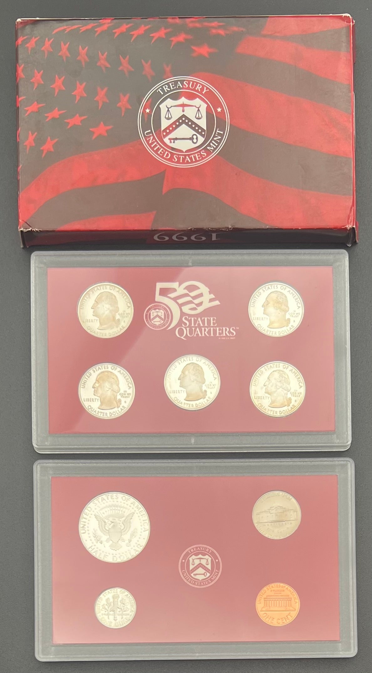 1999-S 90% Silver US Mint Silver Proof Set NO COA