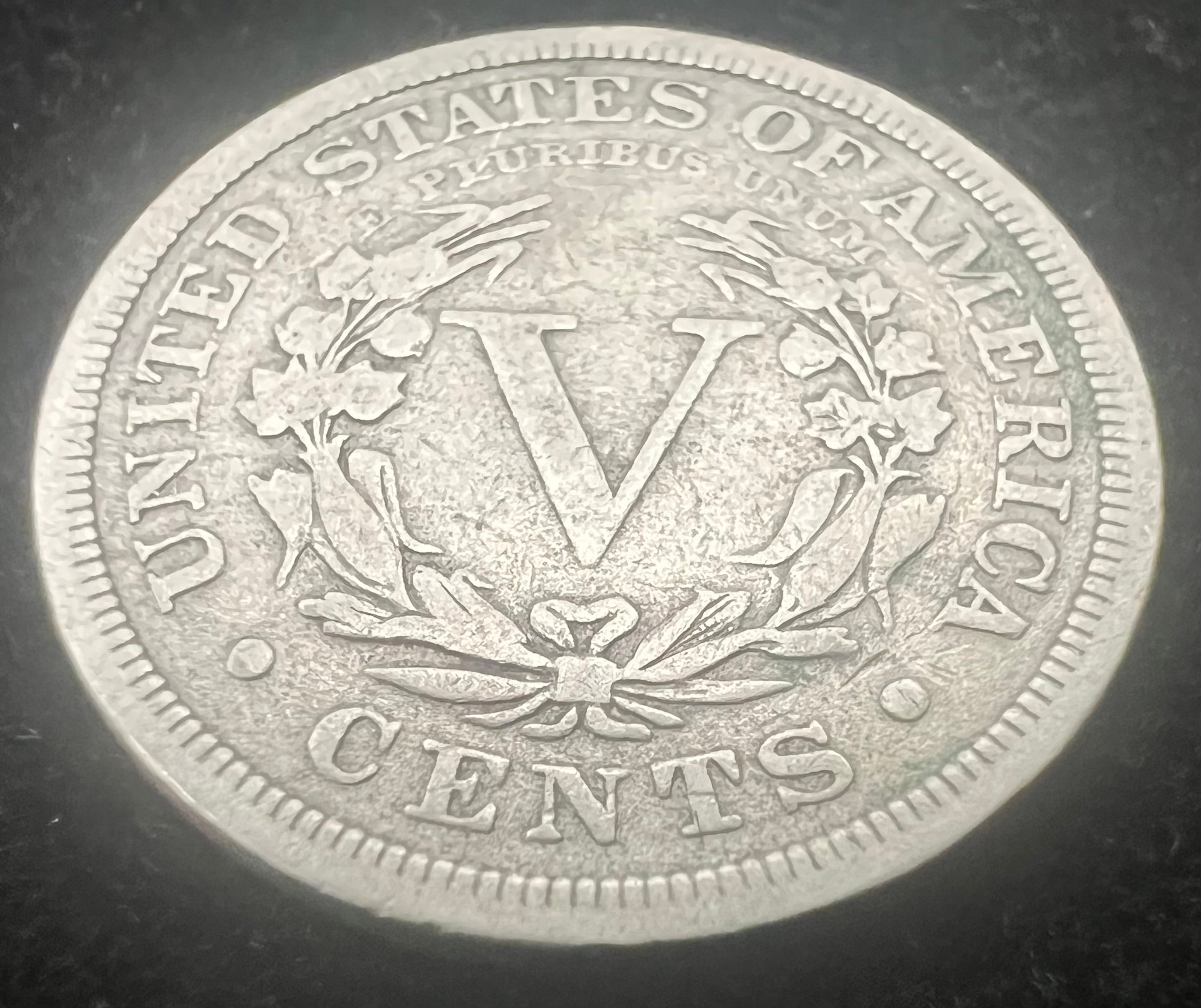 1884 V Nickel