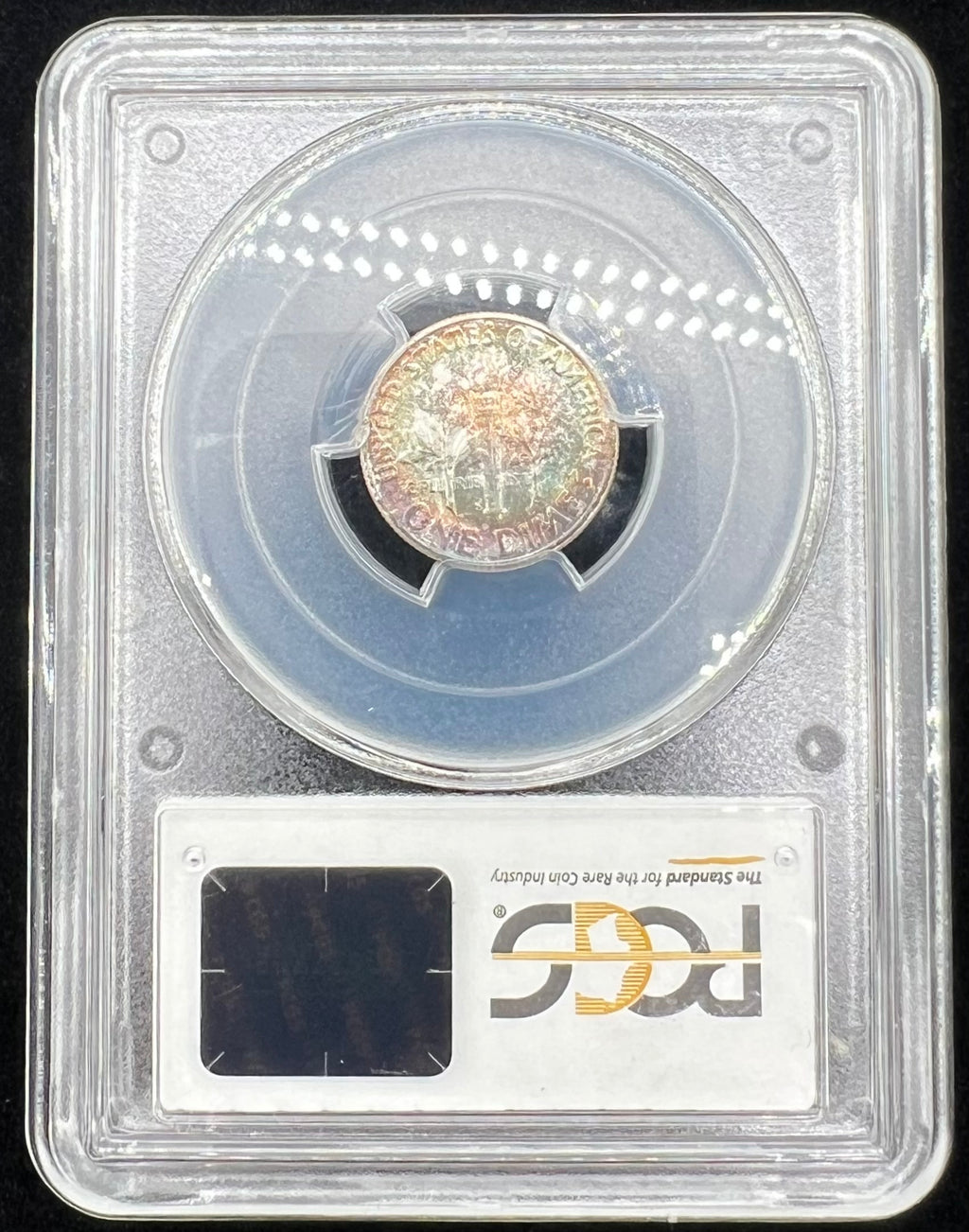 1946-S MS66 FB Colorful Roosevelt Dime PCGS