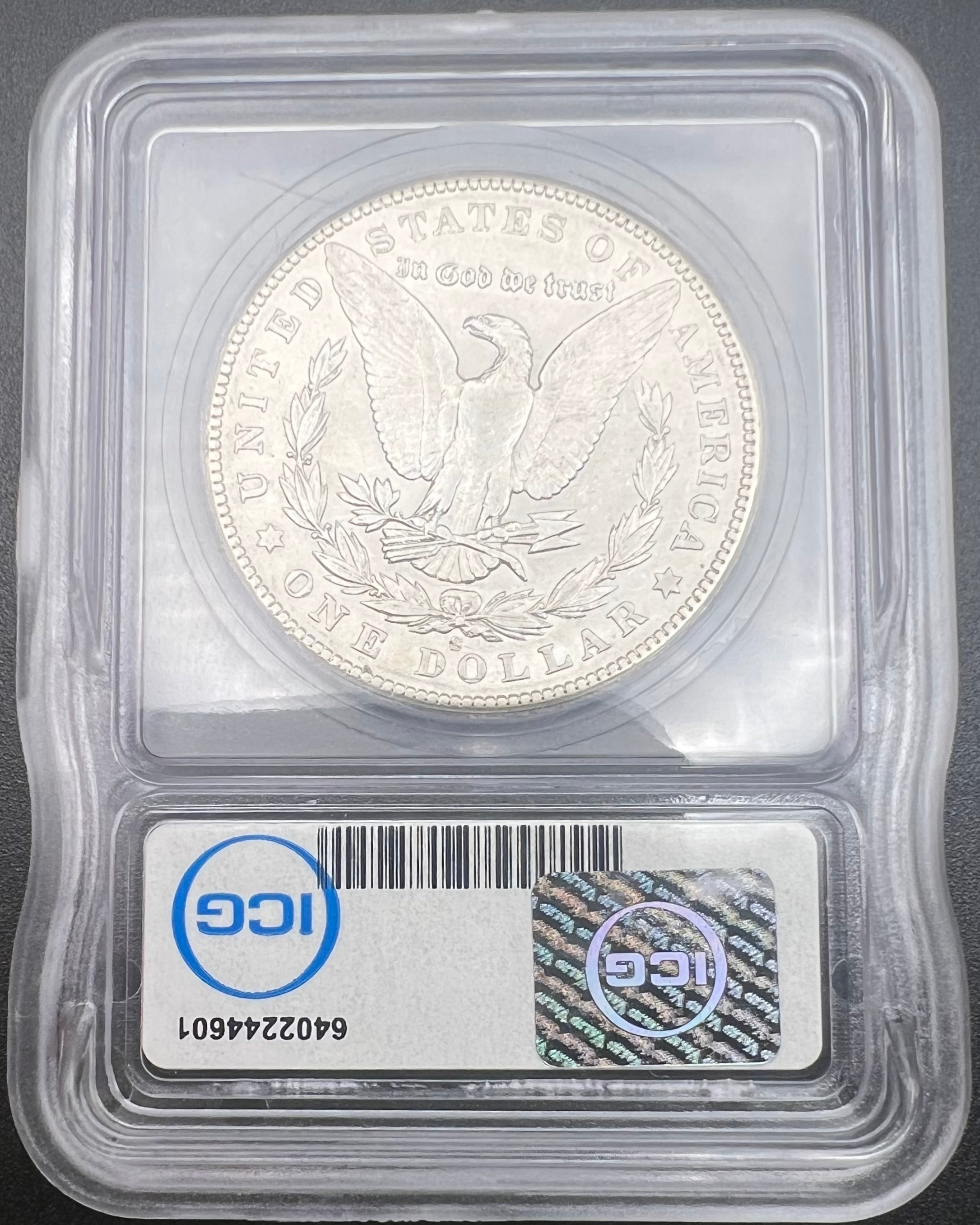 1902-S EF45 Morgan Silver Dollar ICG