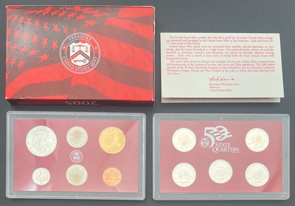 2005-S 90% Silver US Mint Silver Proof Set