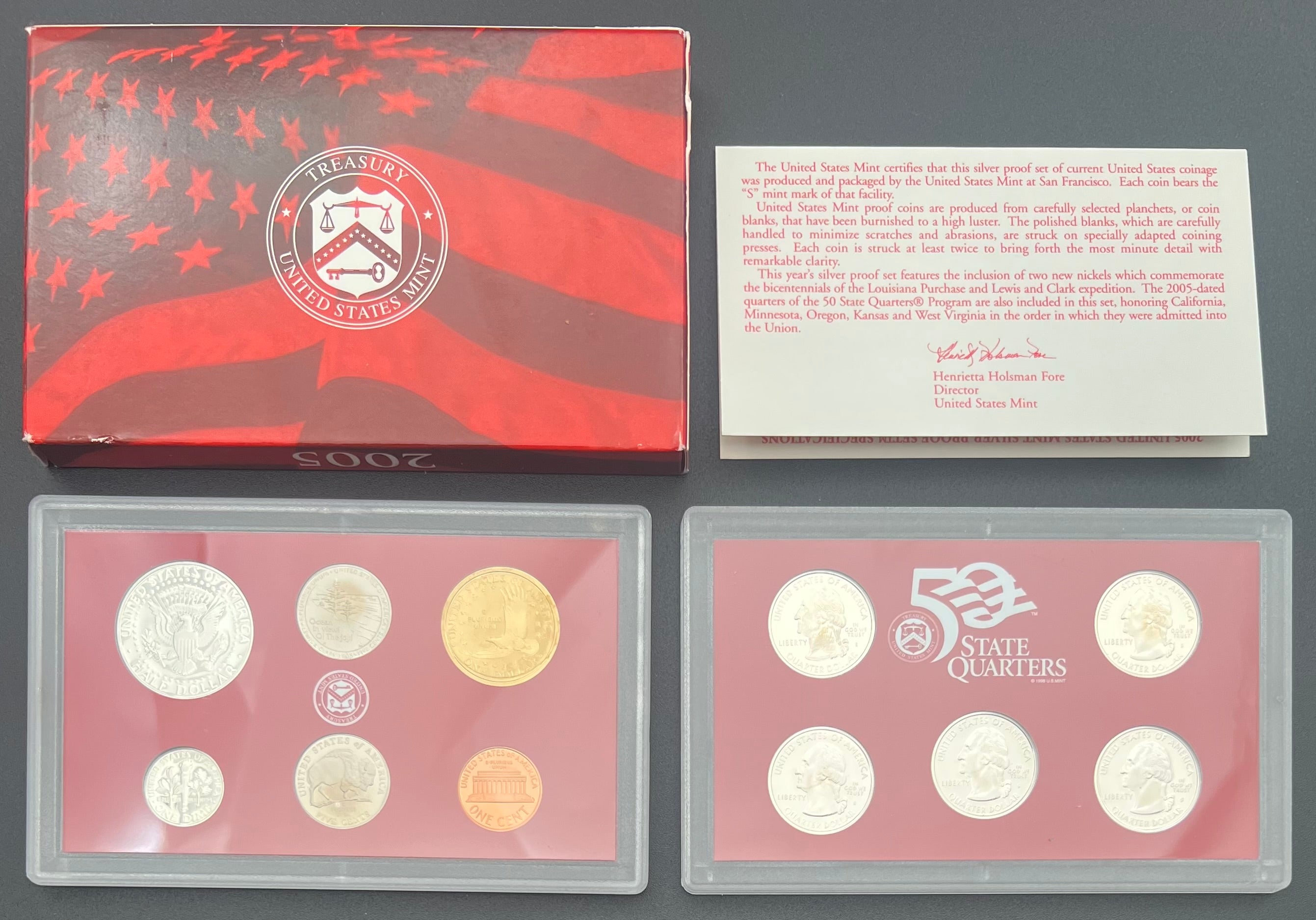 2005-S 90% Silver US Mint Silver Proof Set