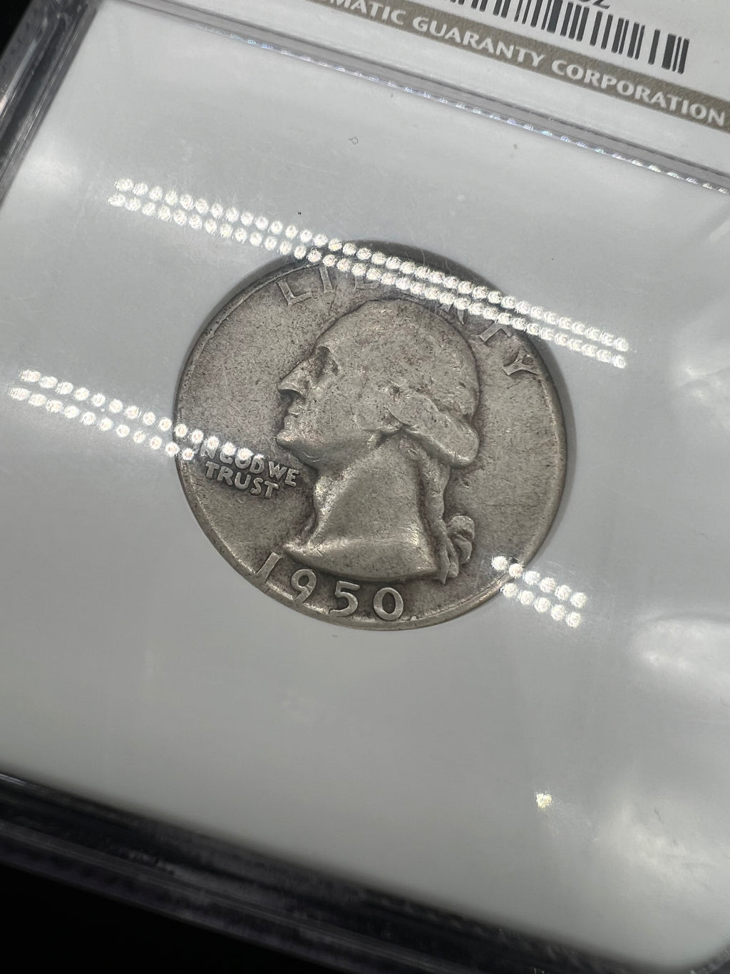 1950 D/S VF30 Washington Quarter NGC