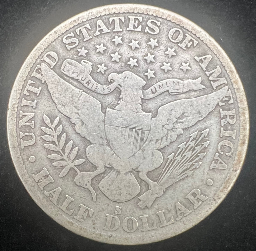 1914-S Barber Half Dollar