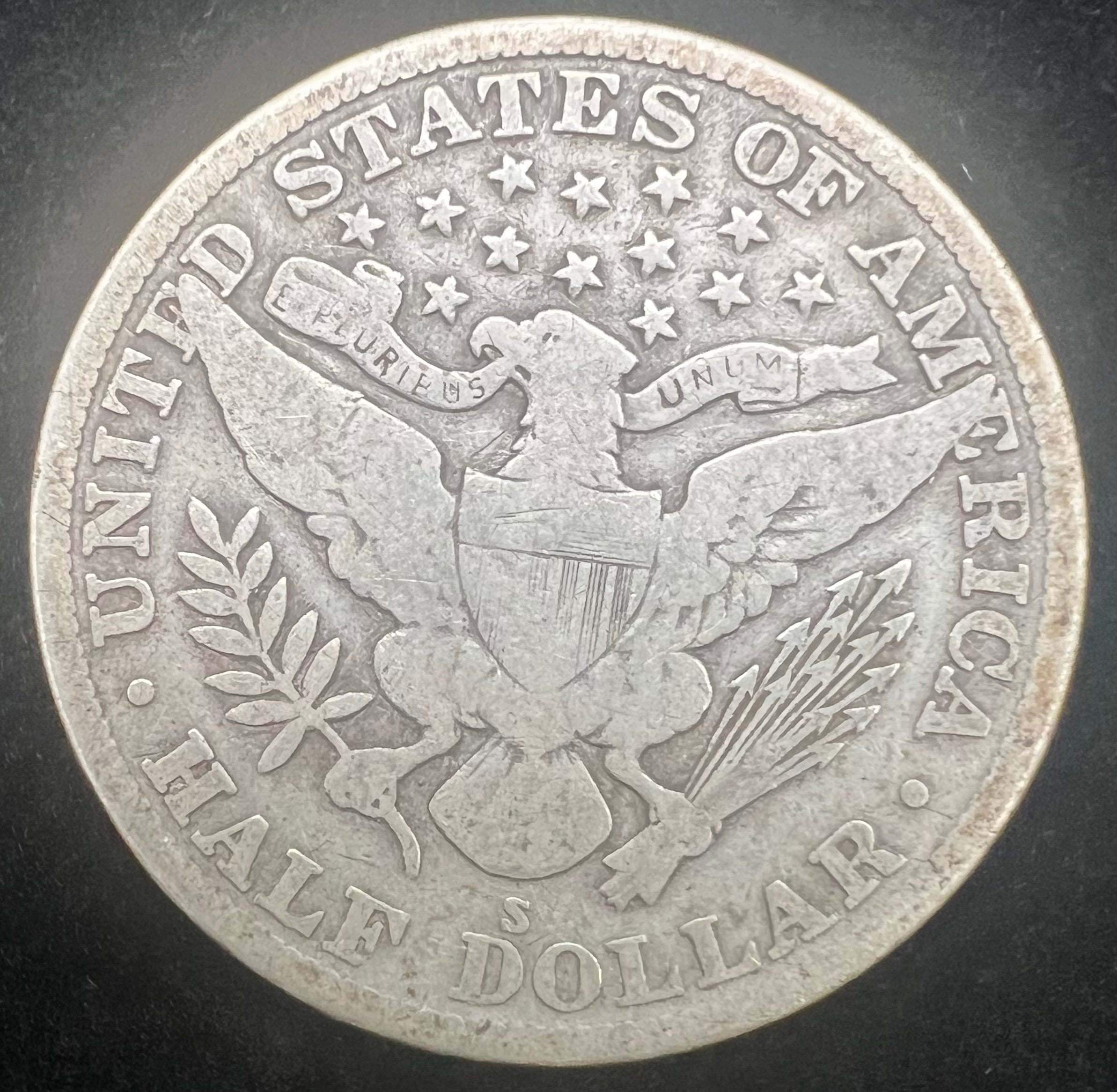 1914-S Barber Half Dollar