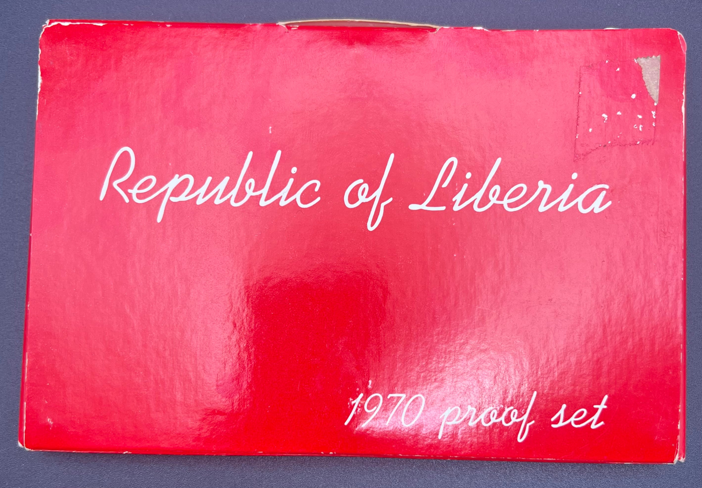 1970 Republic Of Liberia Proof Set