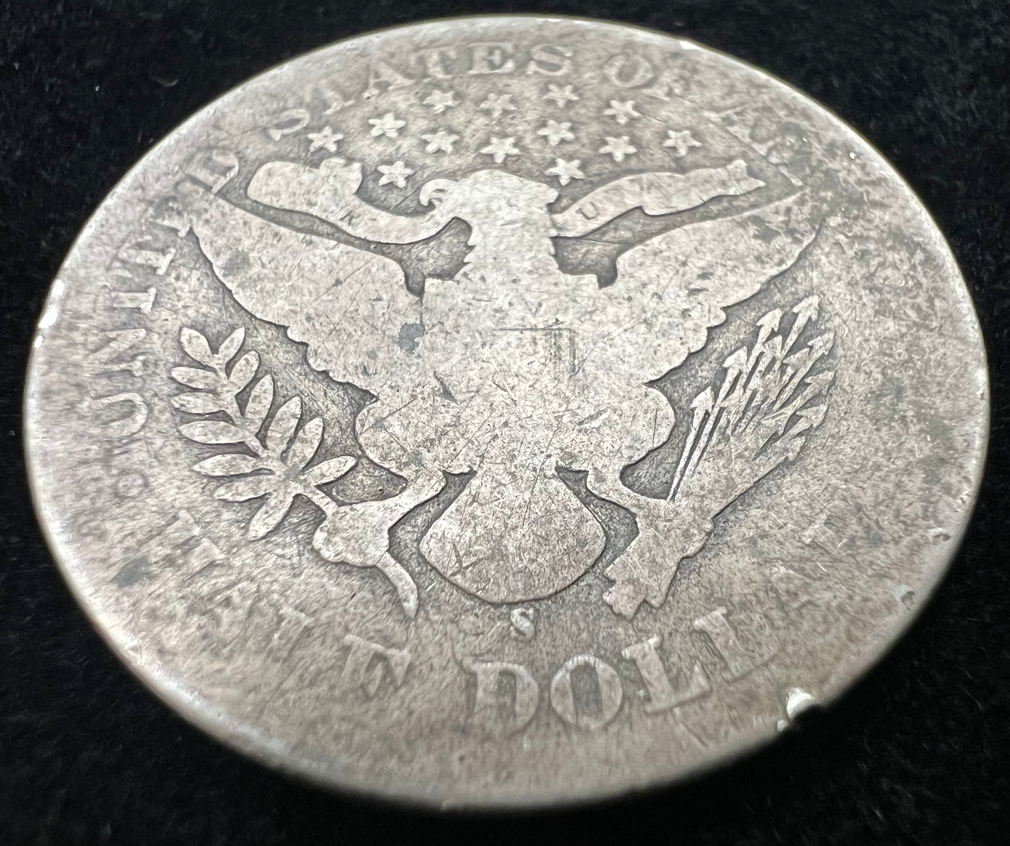 1898-S Barber Half Dollar