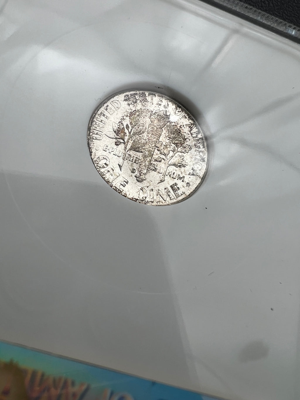 1960-D NGC Fatty Sample Slab Slight Toning