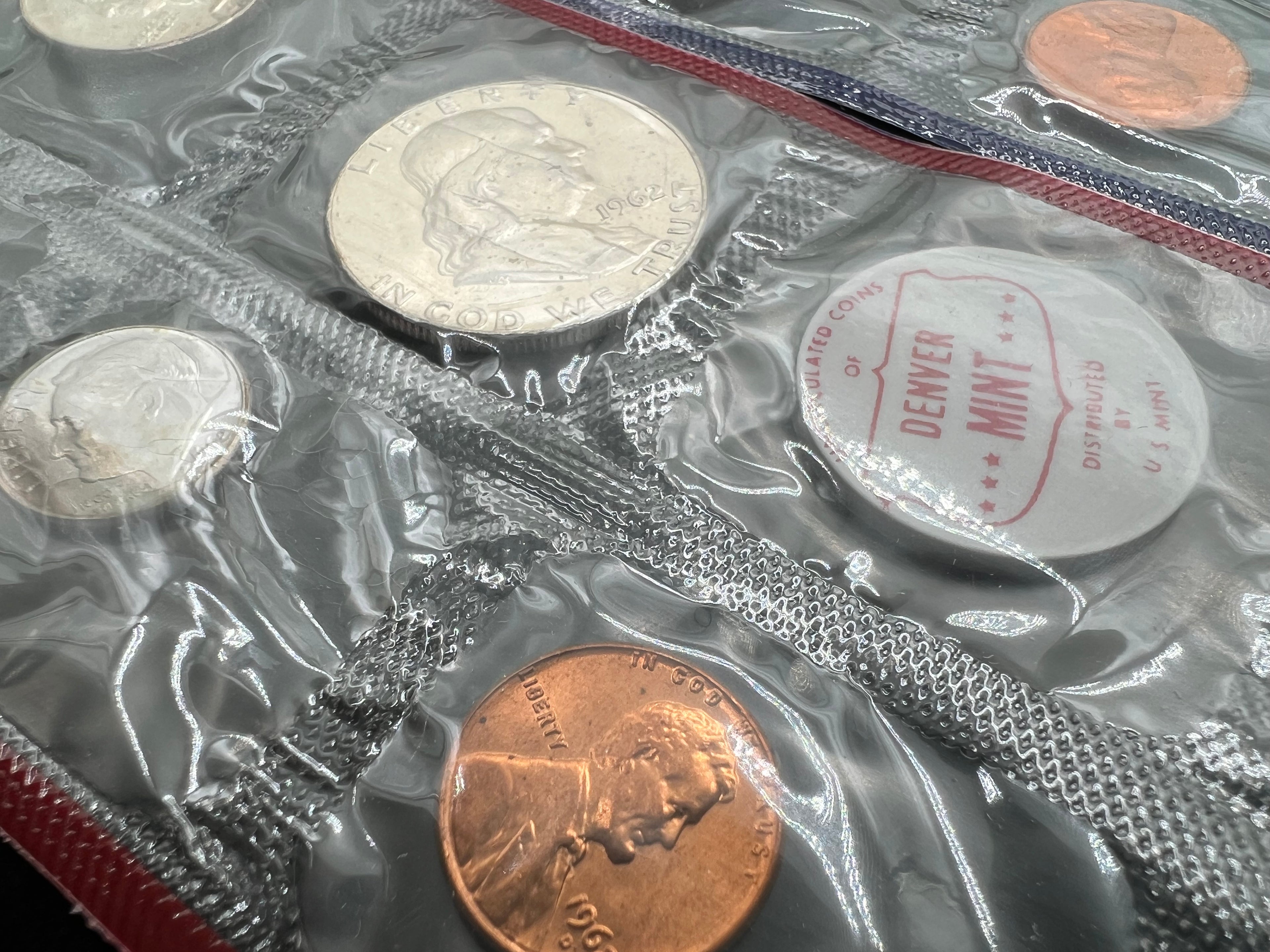 1962 Uncirculated Set P&D 90% Silver