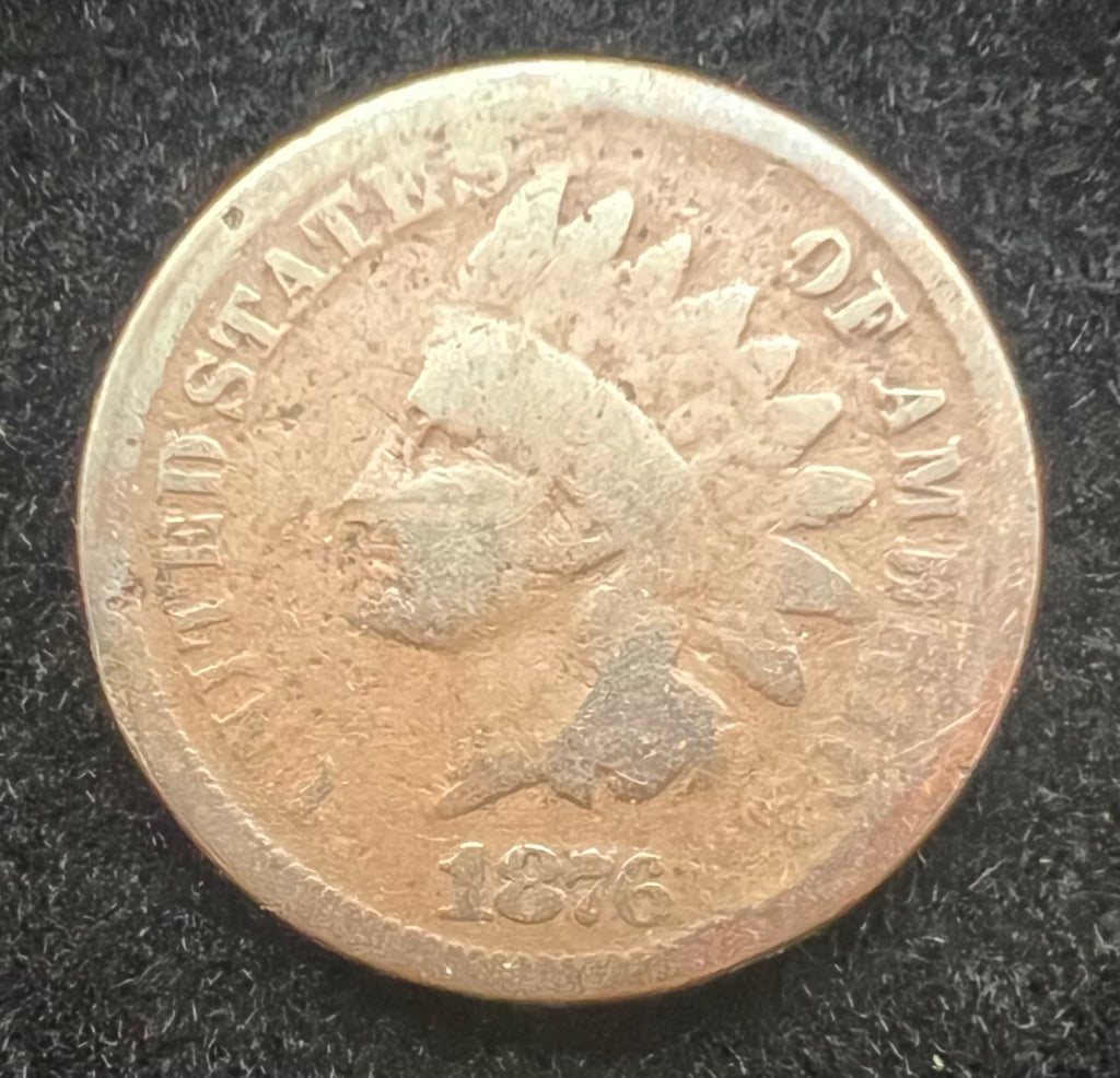 1876 Indian Head Cent