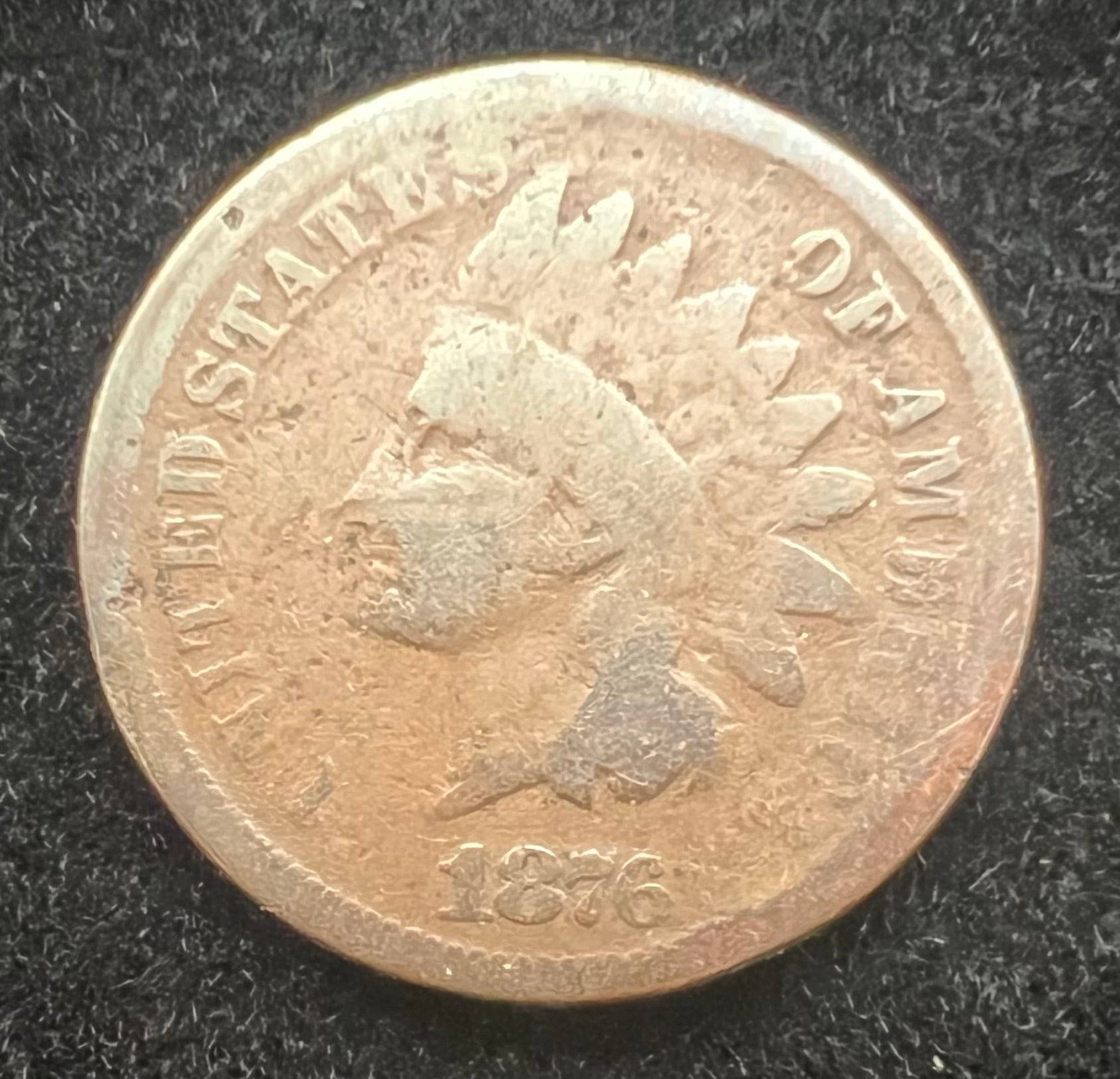 1876 Indian Head Cent