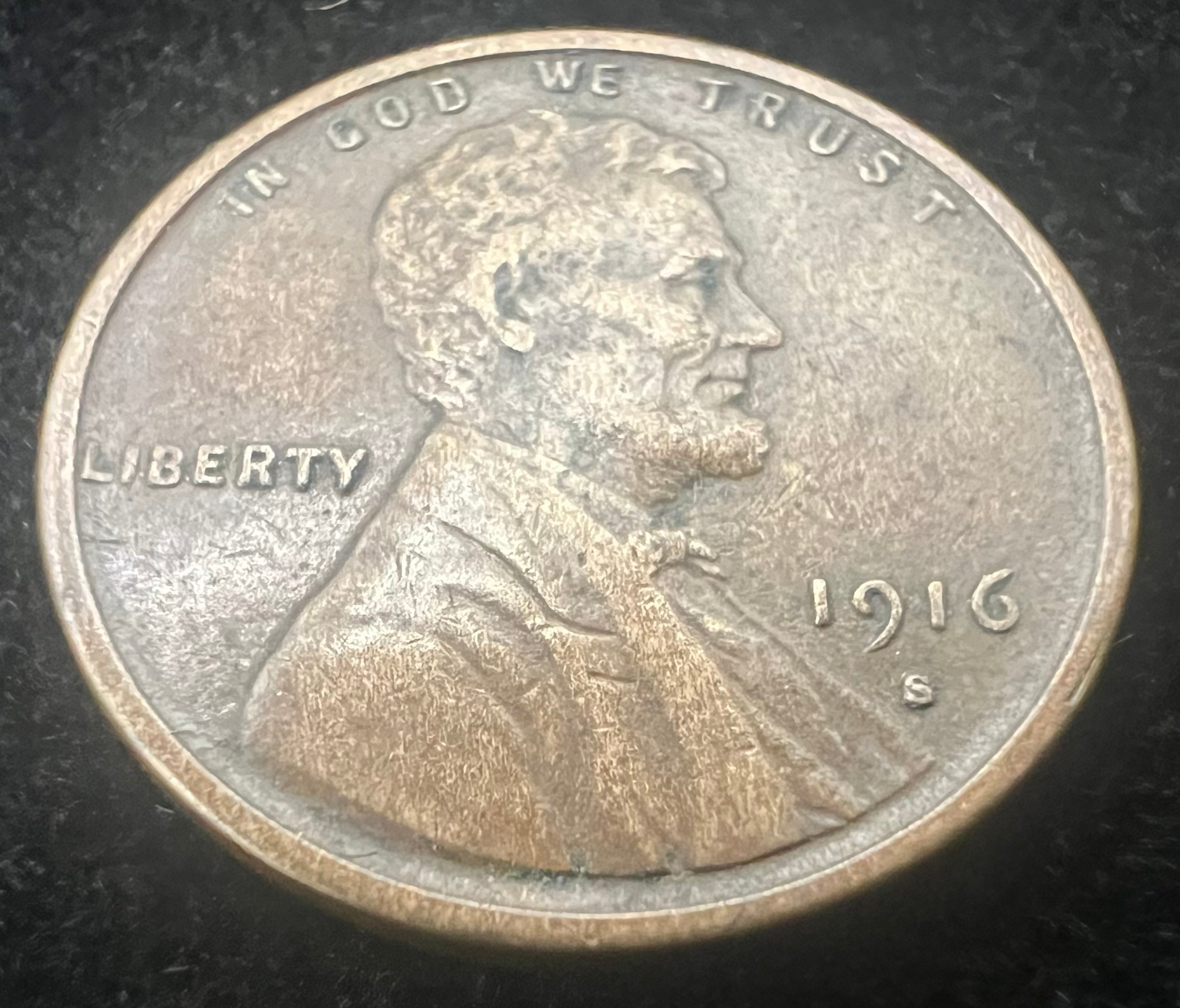 1916-S Lincoln Wheat Cent