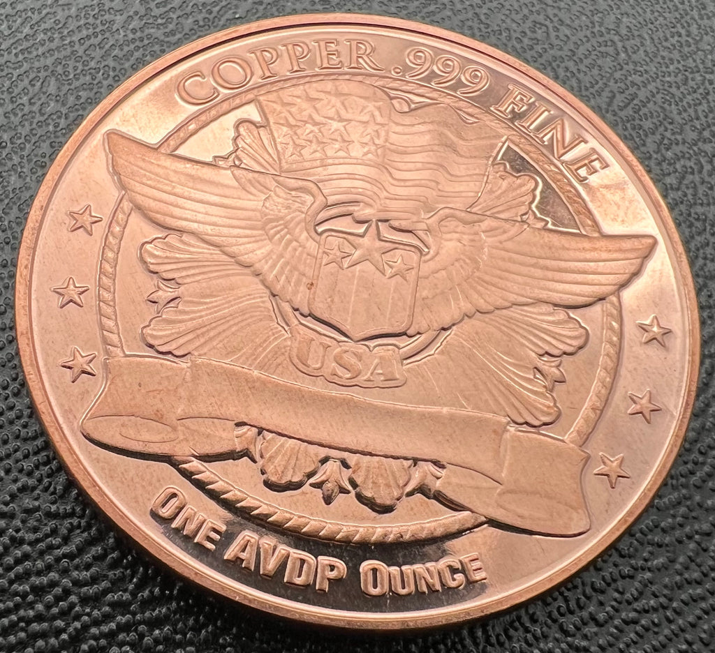 1oz Copper Statue Of Liberty