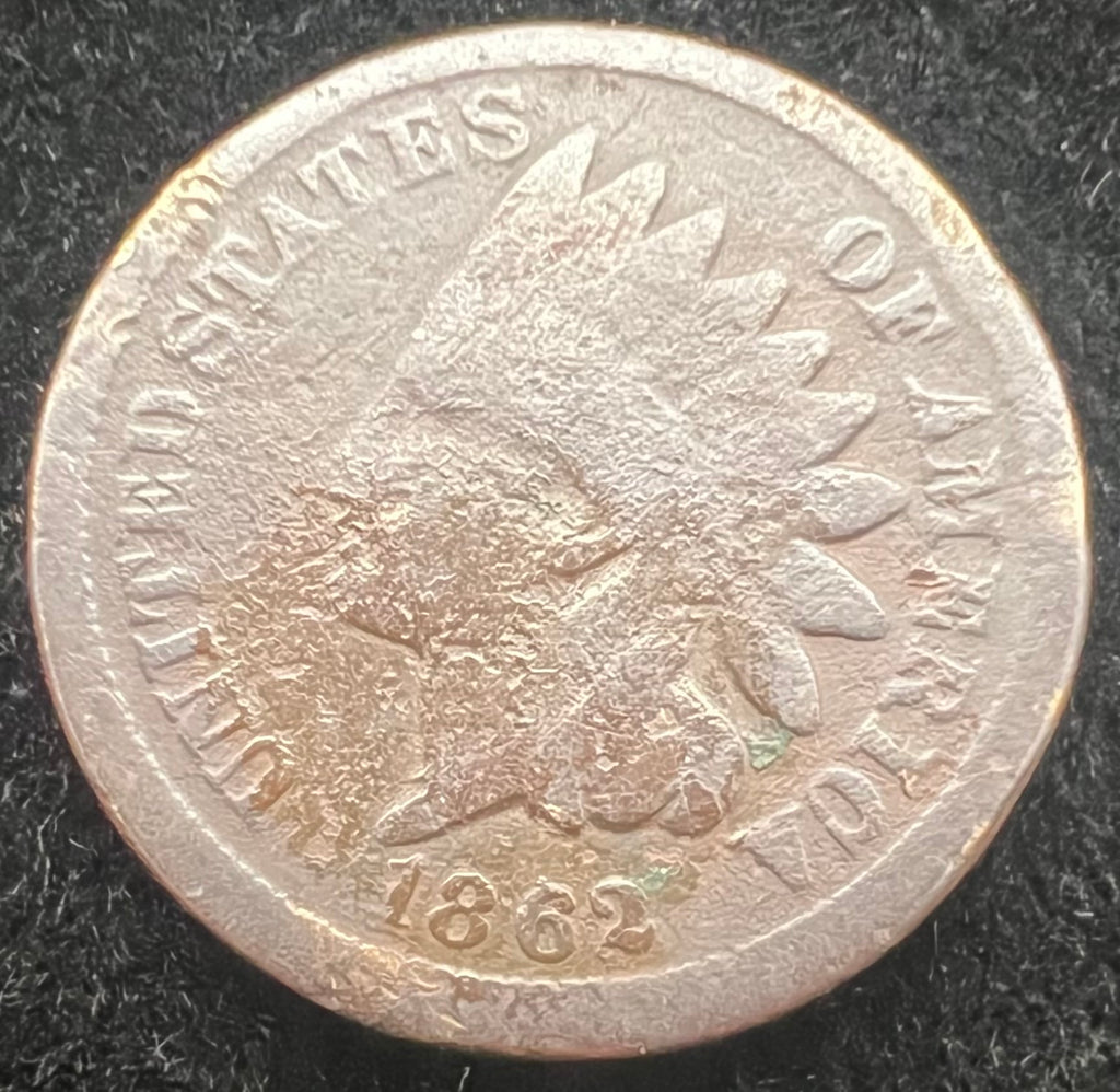 1862 Indian Head Cent