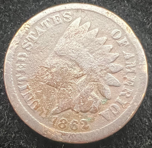 1862 Indian Head Cent