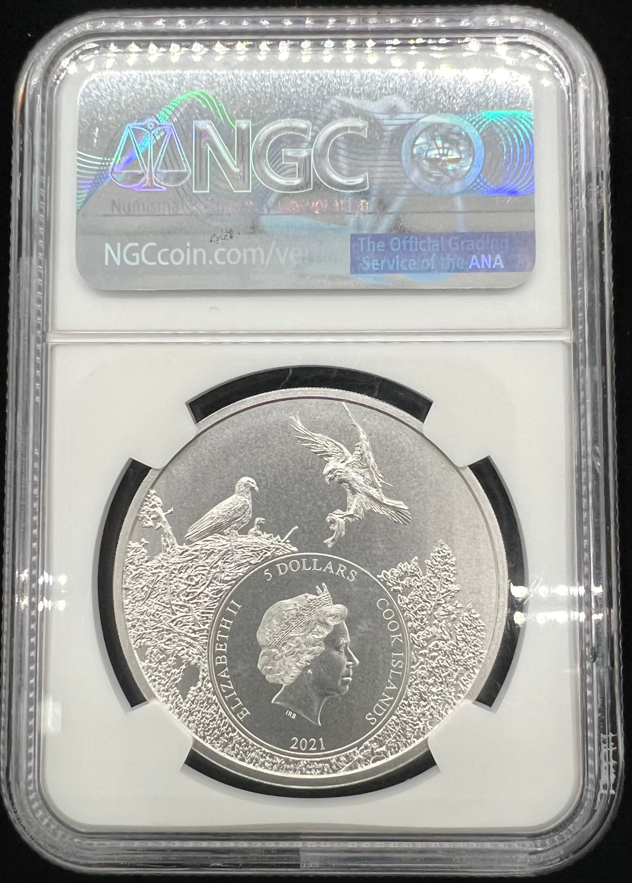 2021 MS70 Cook Island US State Animal Series Colorado - Rocky Mountain Bighorn Sheep NGC