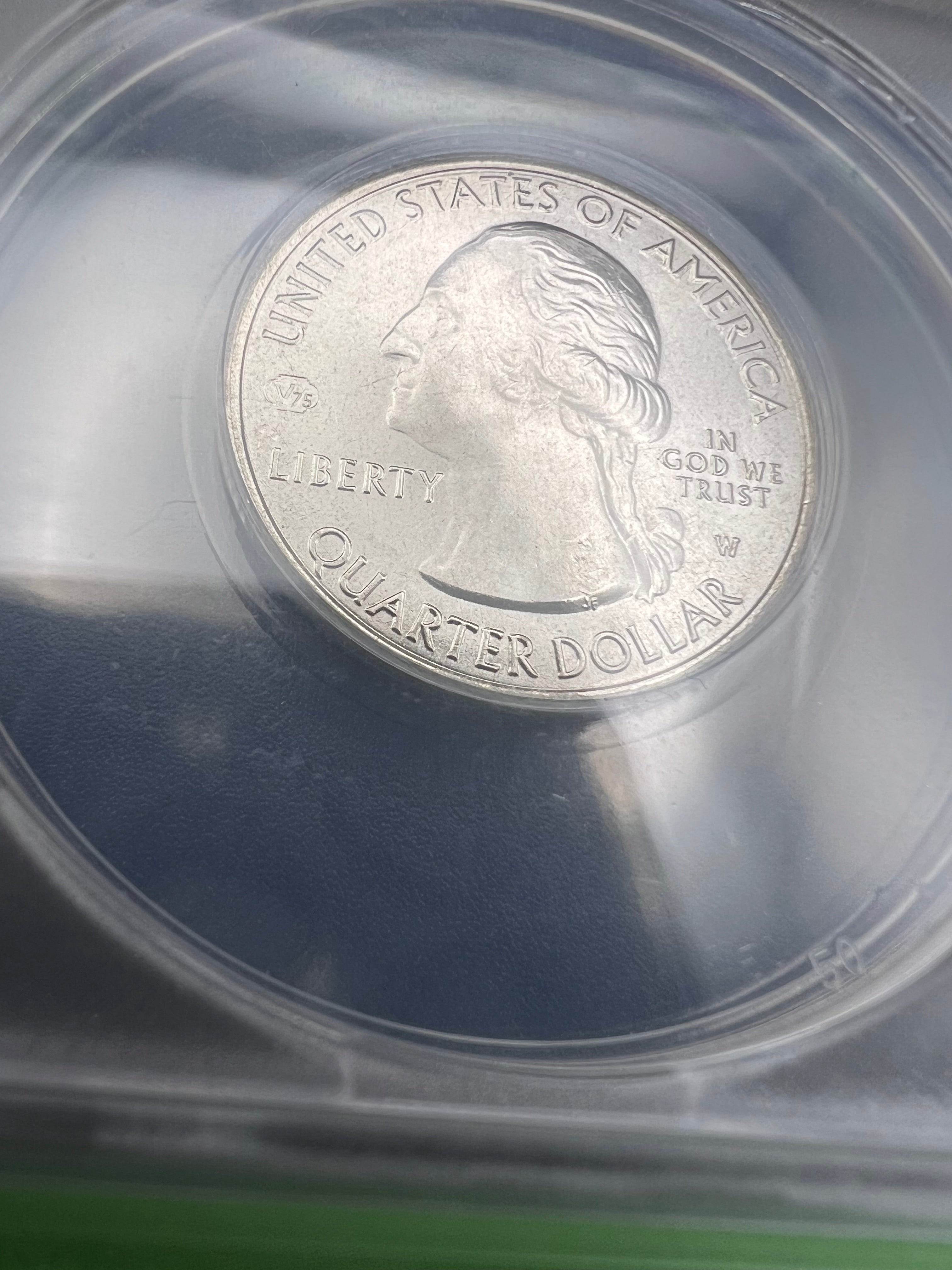 2020-W MS67 American Samoa V75 Westpoint Quarter ANACS Early Discovery