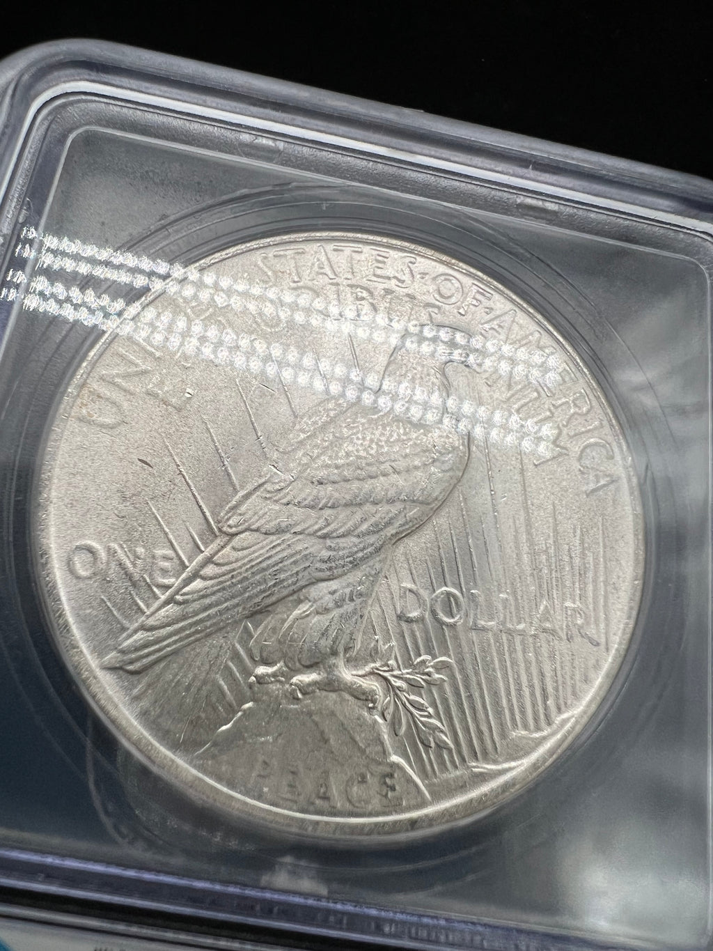1923 MS63 Peace Silver Dollar ICG