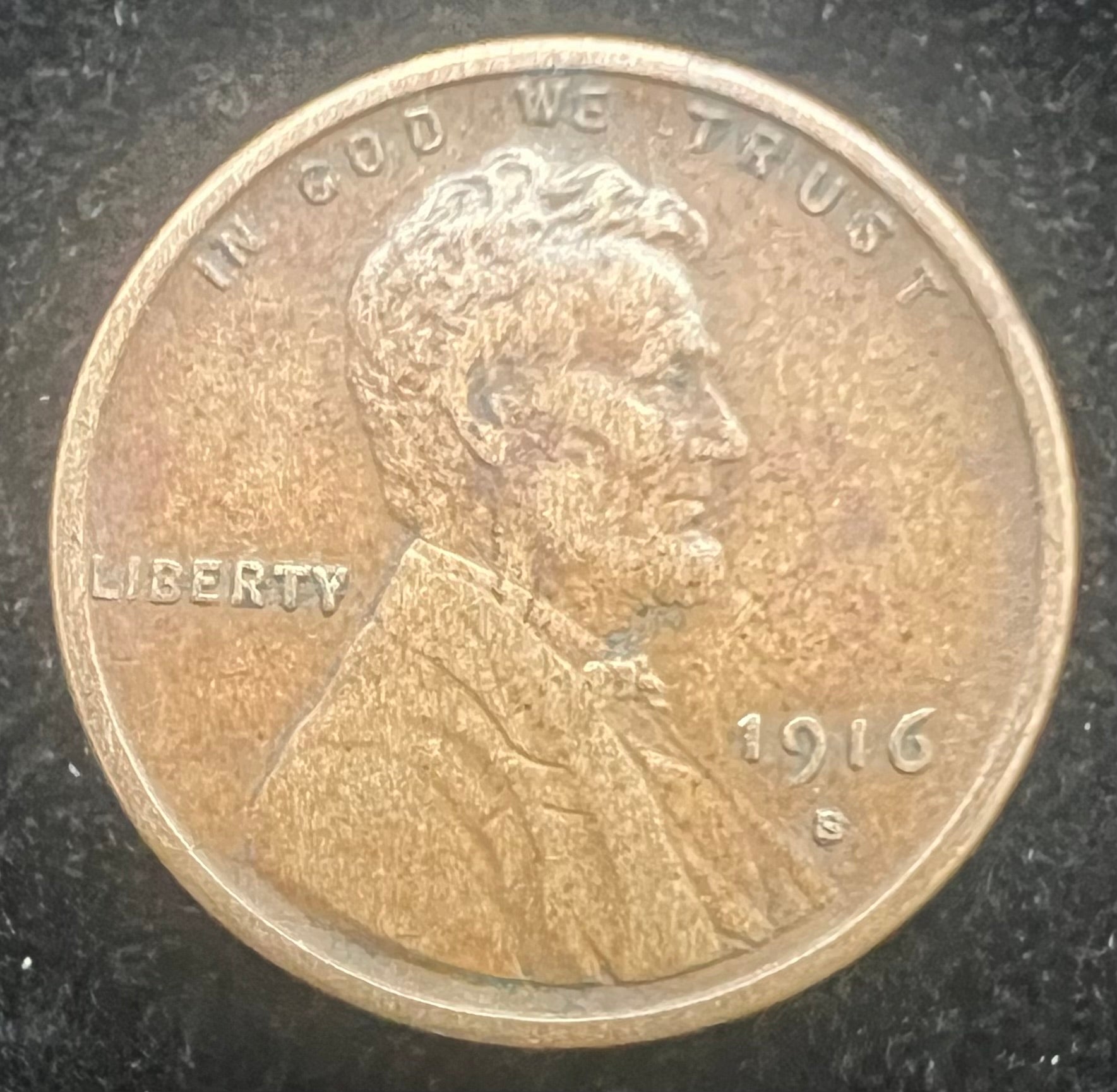 1916-S Lincoln Wheat Cent