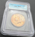 1967 MS61 Colorful Toner Kennedy Half Dollar ICG