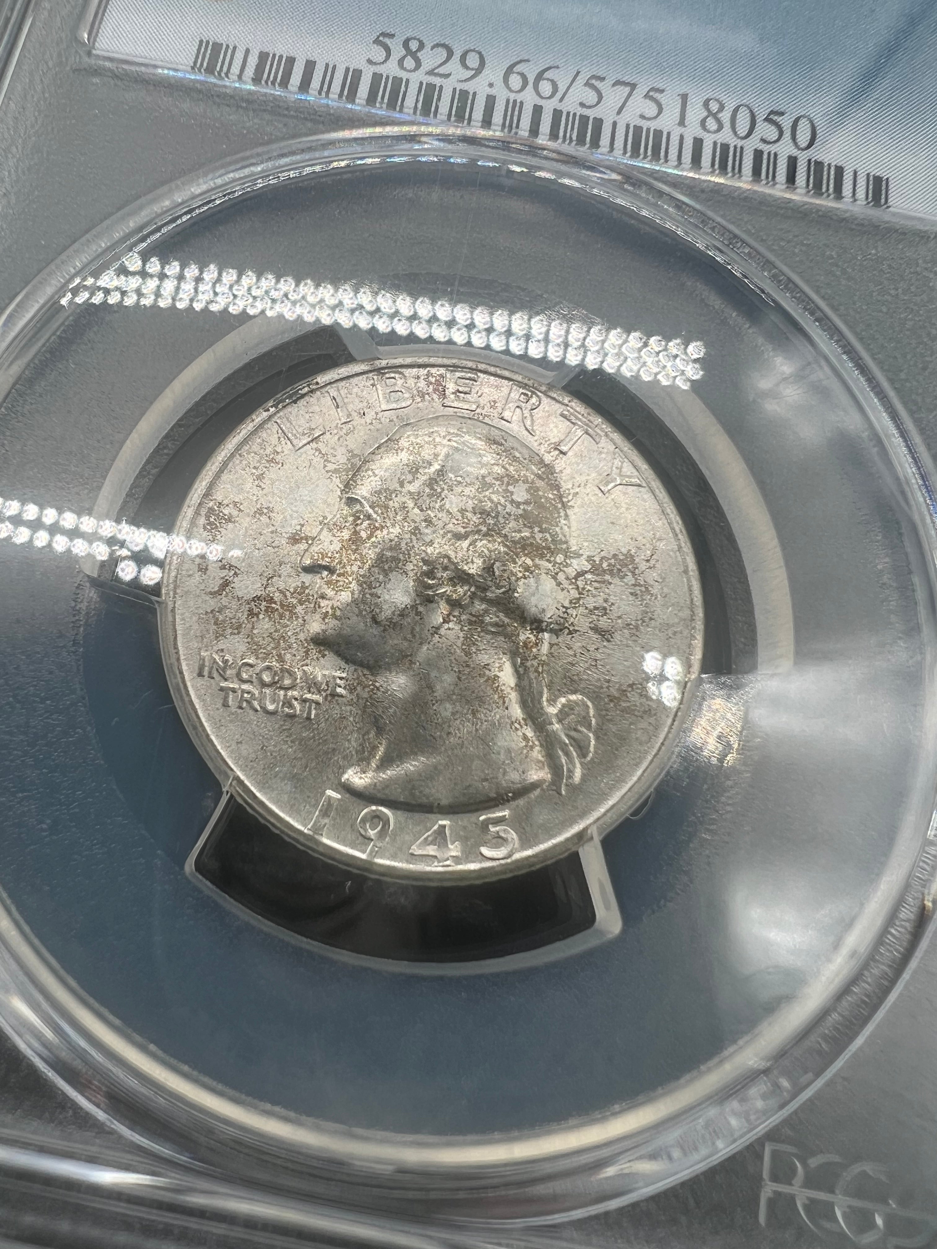 1945-S MS66 Washington Quarter PCGS